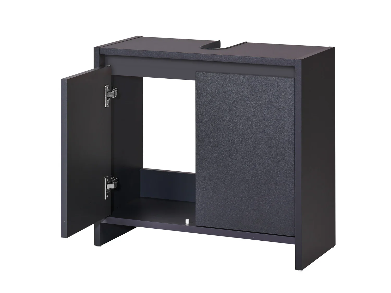 LIVARNO home Meuble sous-vasque Oslo, 60 x 55 x 28 cm, anthracite