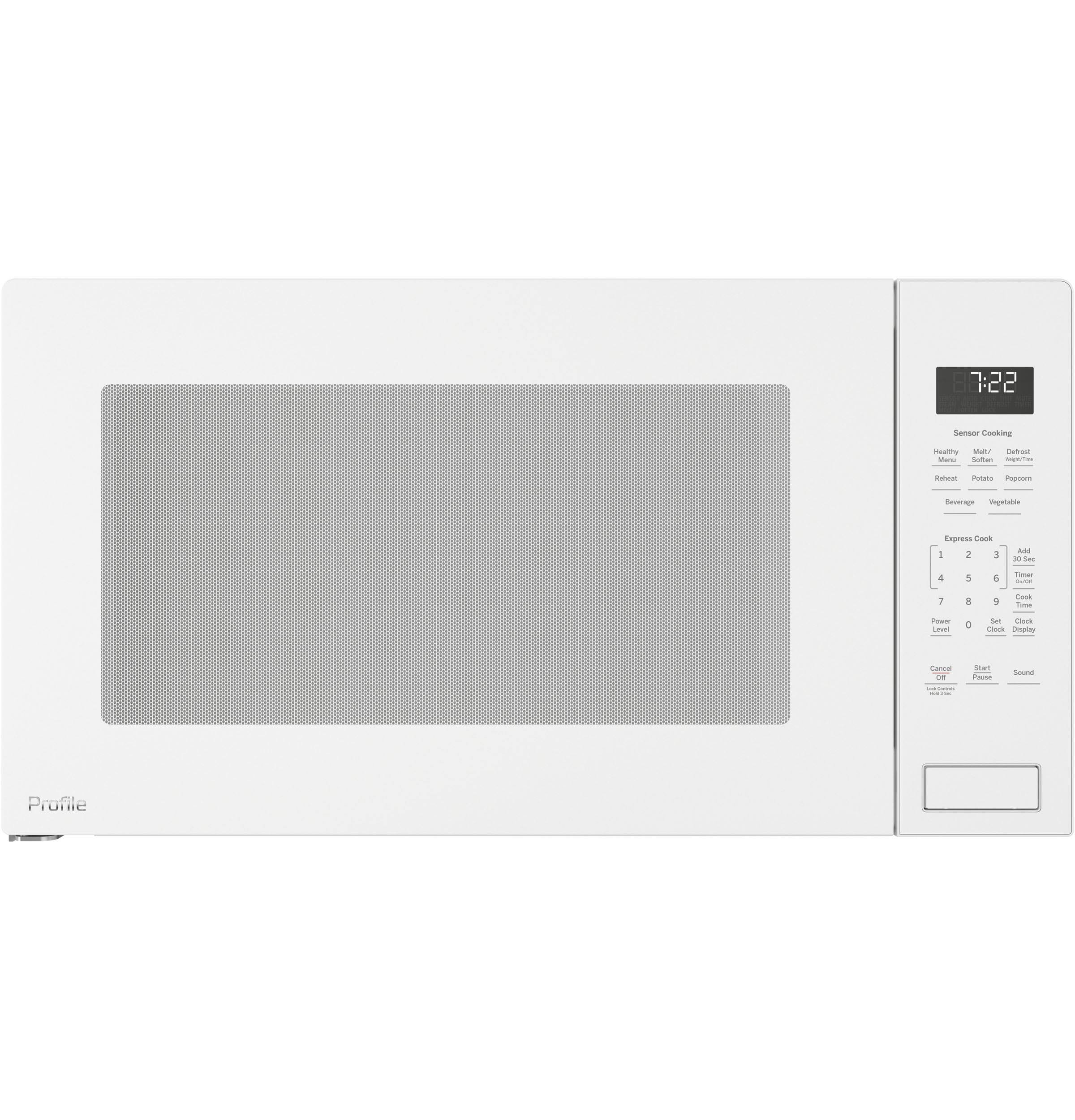 GE Profile 2.2 Cu. ft. Built-In Sensor Microwave Oven White PEB7227DLWW
