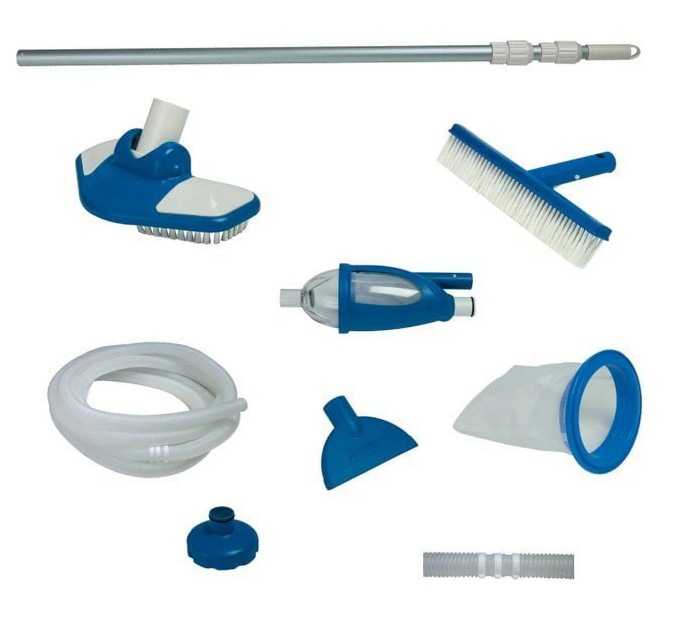 12' x 30" Metal Frame Swimming Pool w/ Filter Pump Pool Maintenance Kit - Image 9