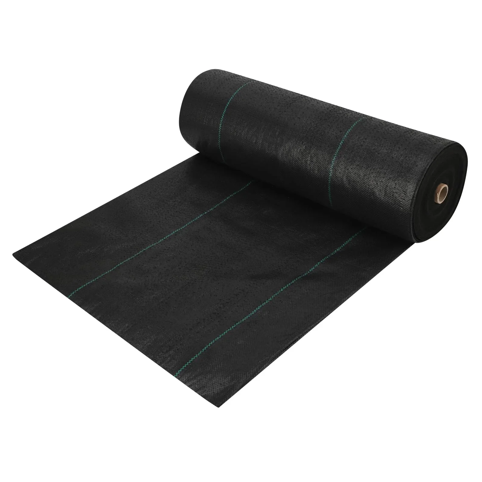 5.8 Oz Weed Barrier Landscape Fabric, Dual-Layer Heavy-Duty Road Fabric Commercial Weed Barrier Fabric, Weed Control Fabric Ground Cover, Gardening Mat for Garden Beds