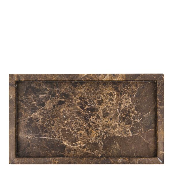 Able marmorbrett 24x14 cm brun