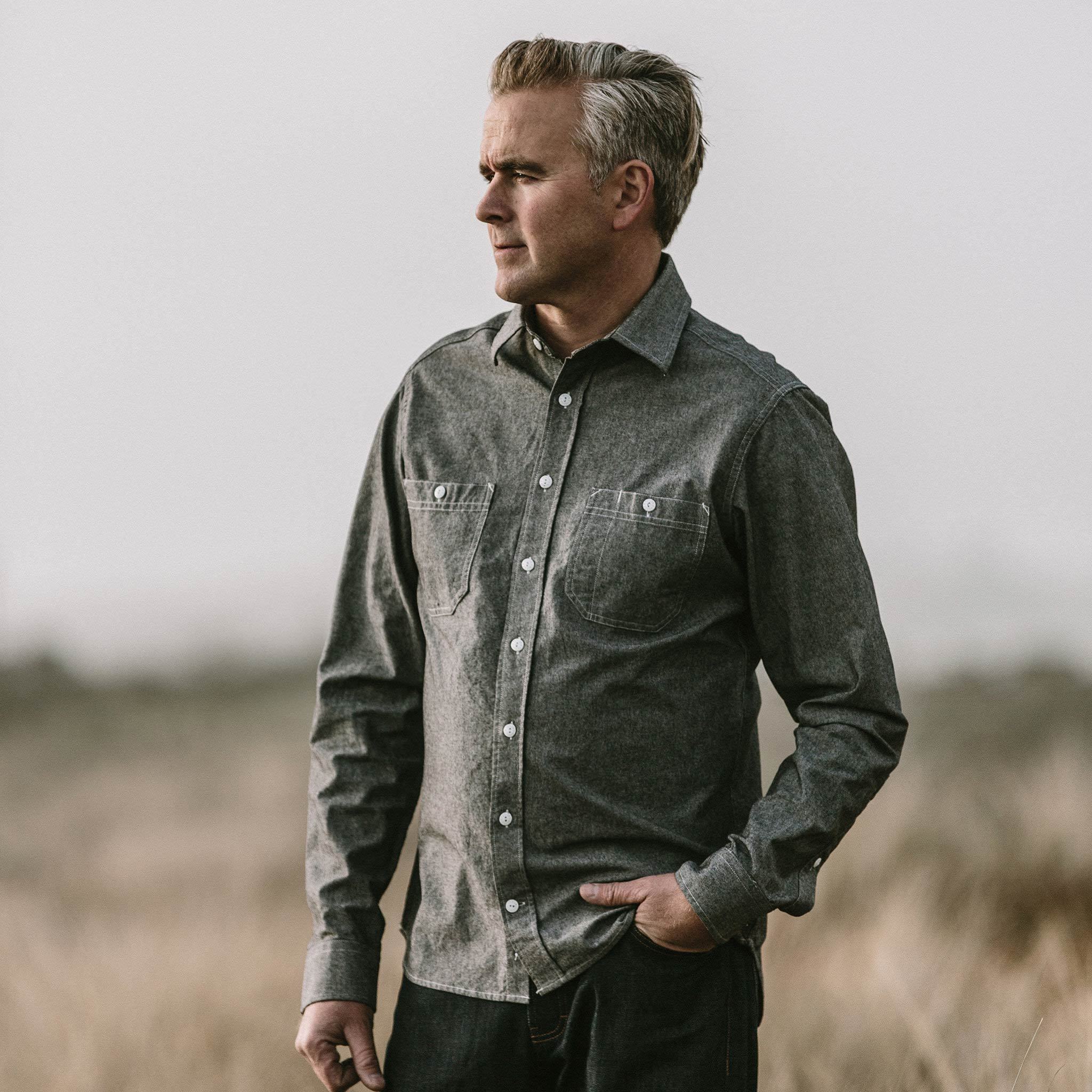 Le chambray California en anthracite pour tous les jours