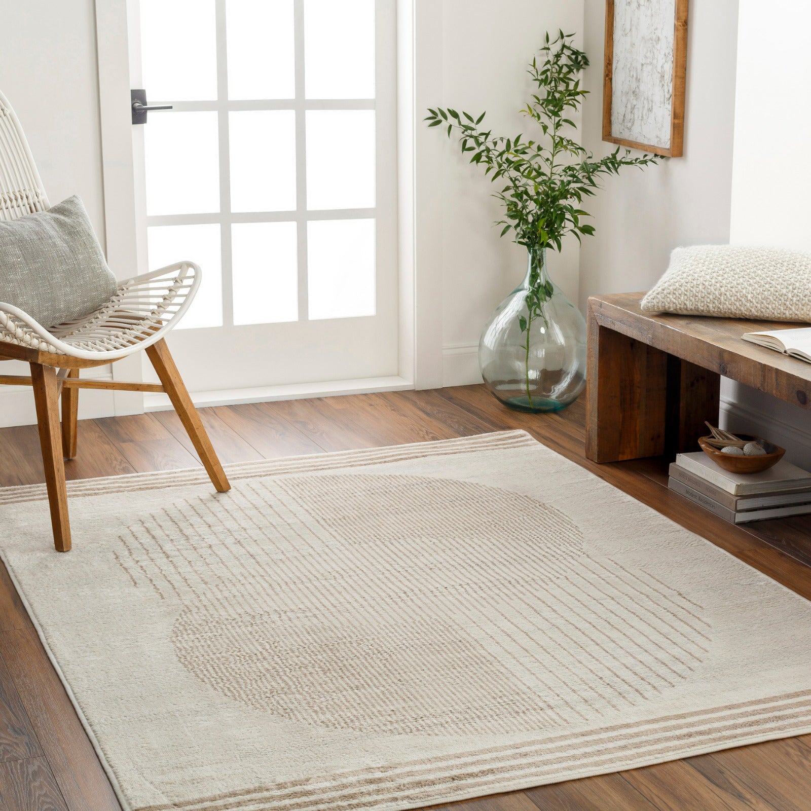 by fonQ Weeve Vloerkleed 160 x 215 cm - Licht Beige