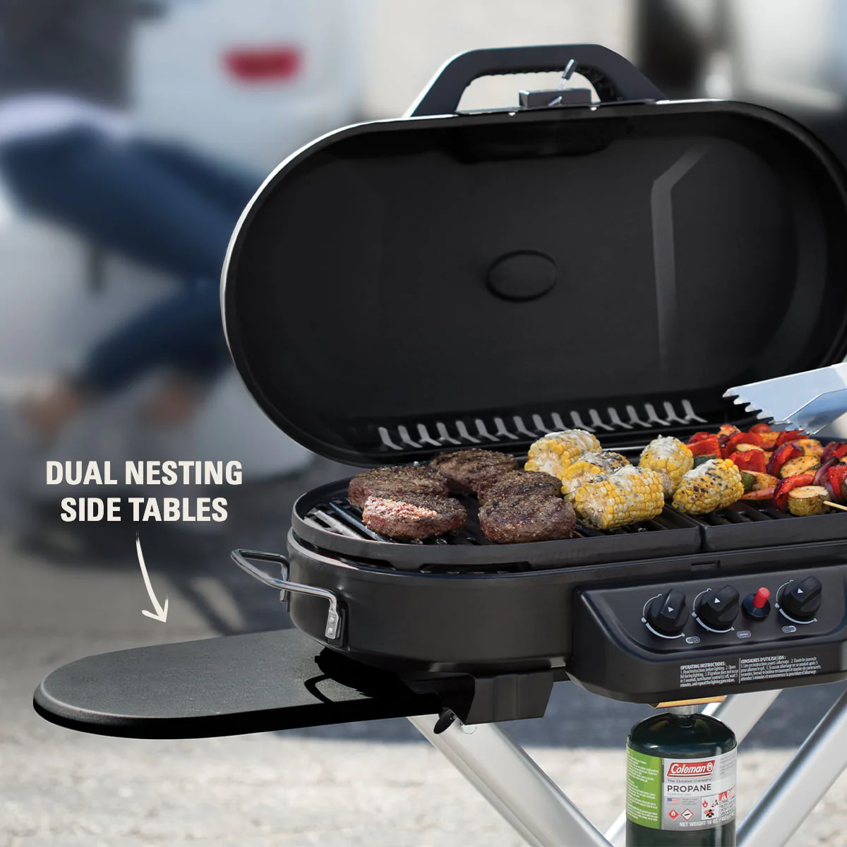 285 Standup Propane Gas Grill, Red(red) Image 10