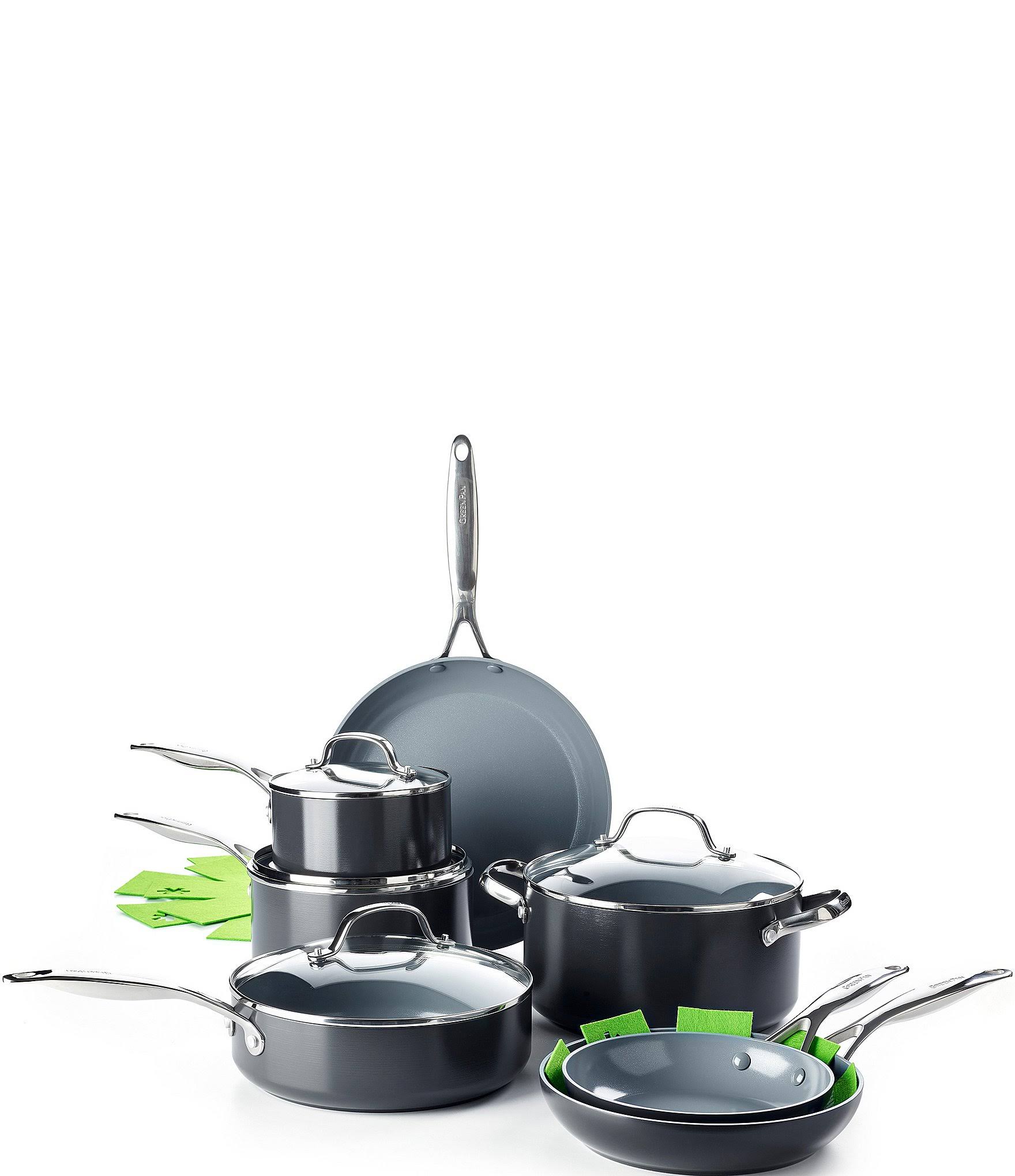 Green Pan Pan Set, Nonstick, Ceramic, Healthy