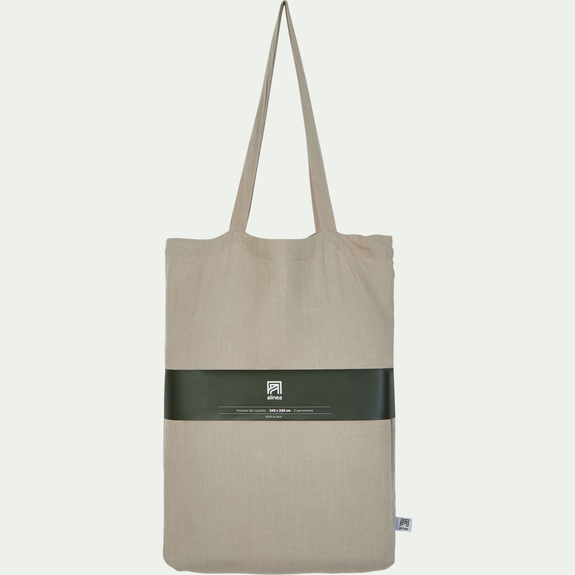 VENCE - Housse de couette en lin lavé240x220cm - beige
