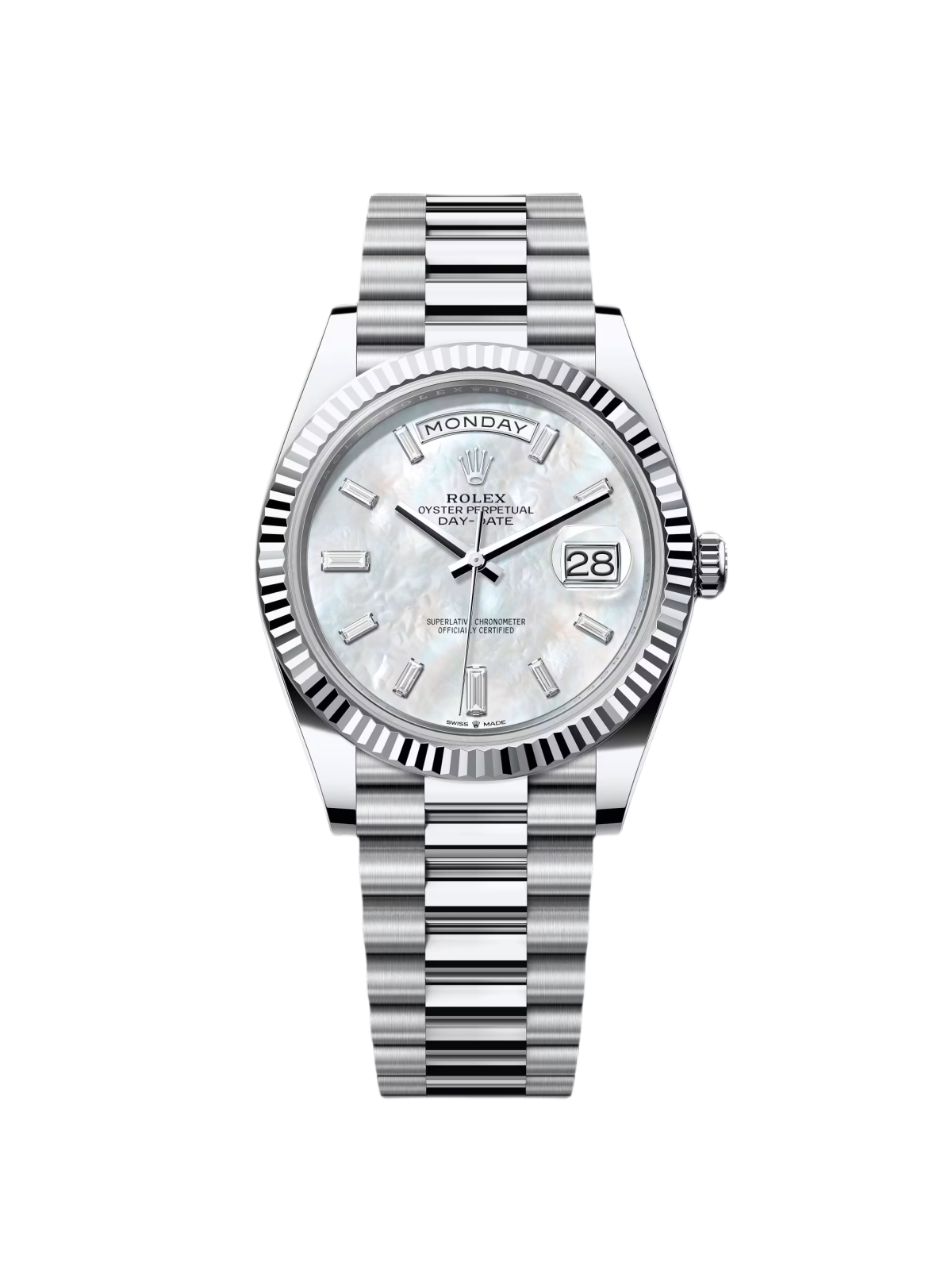 [Super Clone]RLX  Day-Date 228236-0026 Mother Of Pearl Diamonds Dial