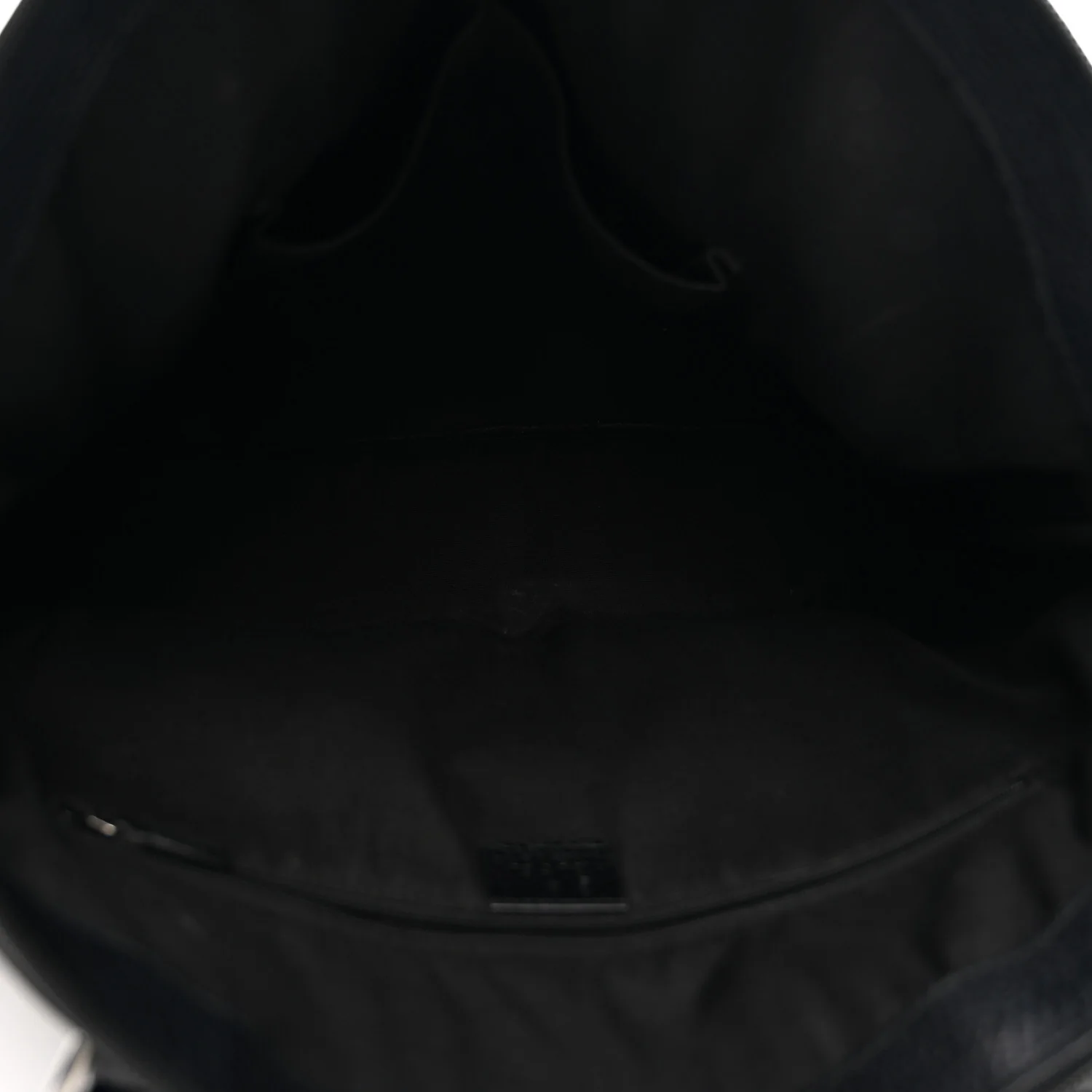 Nylon Monogram Medium GG Charm Dome Satchel Black