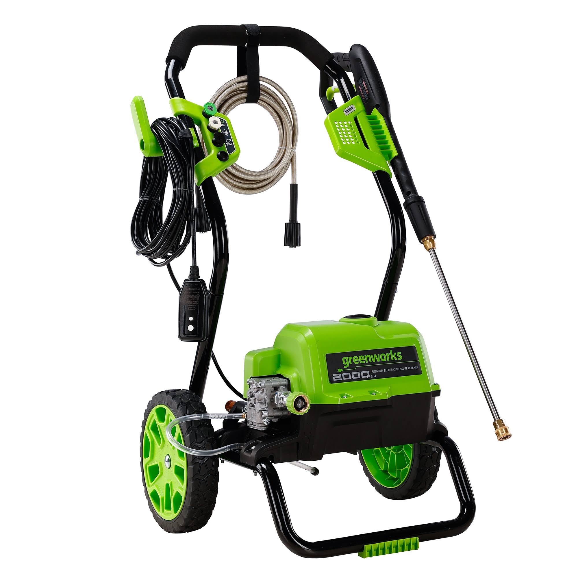Greenworks 2000 PSI 1.1 GPM Cold Water Electric Pressure Washer