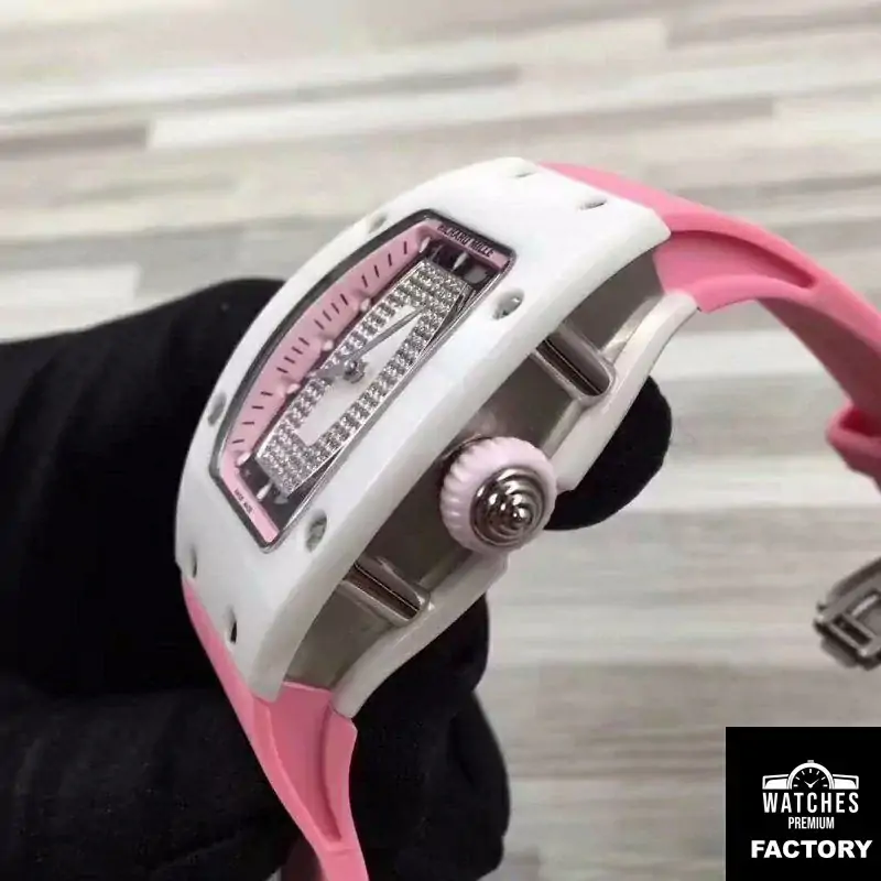 Richard Mille RM07 Ladies Pink Dial with Diamonds