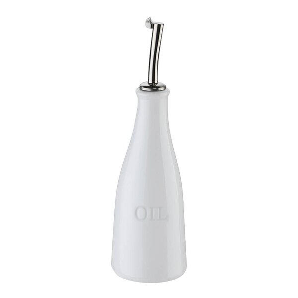 Oljeflaske 23,5 cm hvit