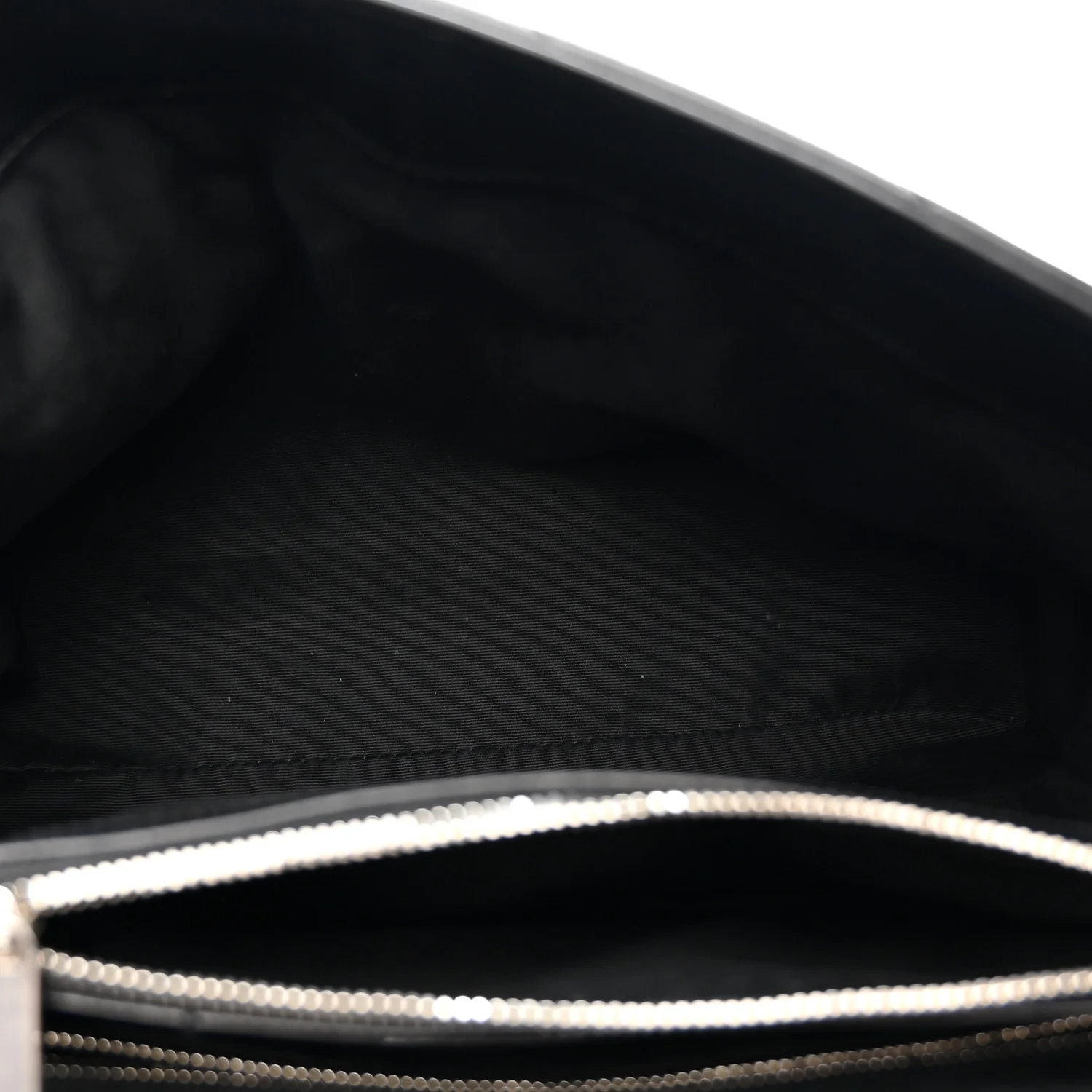 Calfskin Y Quilted Monogram Medium Loulou Chain Satchel Black