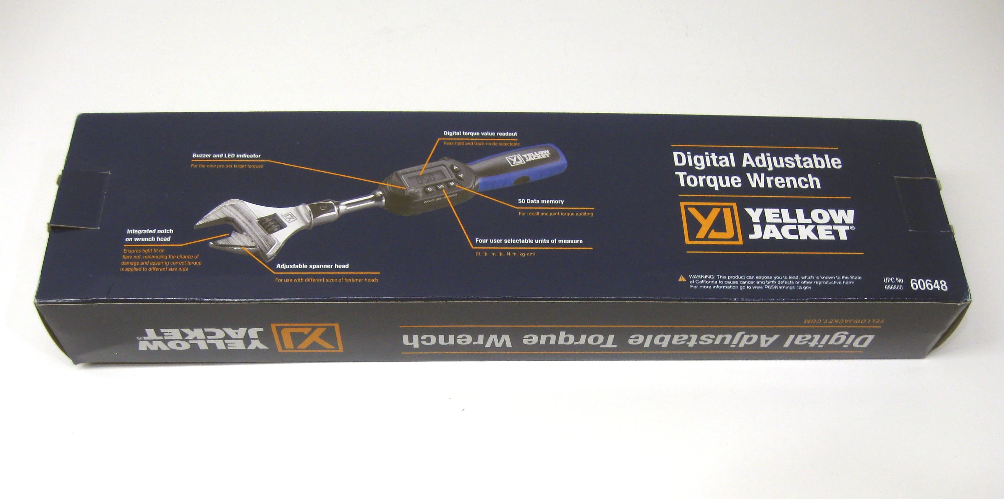 60648 Digital Adjustable Torque Wrench 752 in lb Torque 10 6 in Image 4