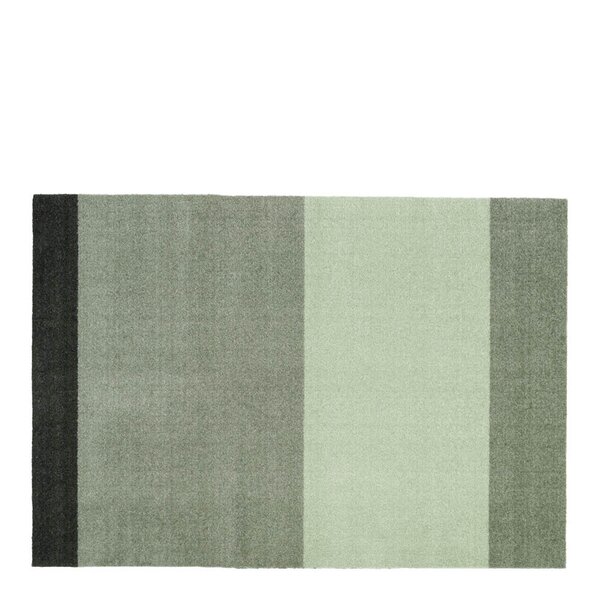Stripes horisontal gulvmatte 130x90 cm green