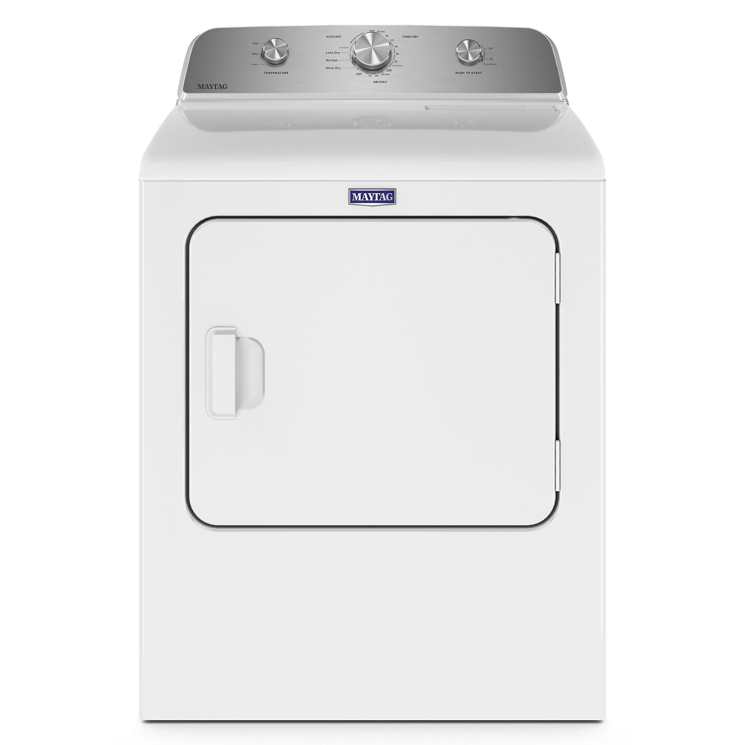 Maytag - 7.0 Cu. ft. Electric Dryer with Wrinkle Prevent - White