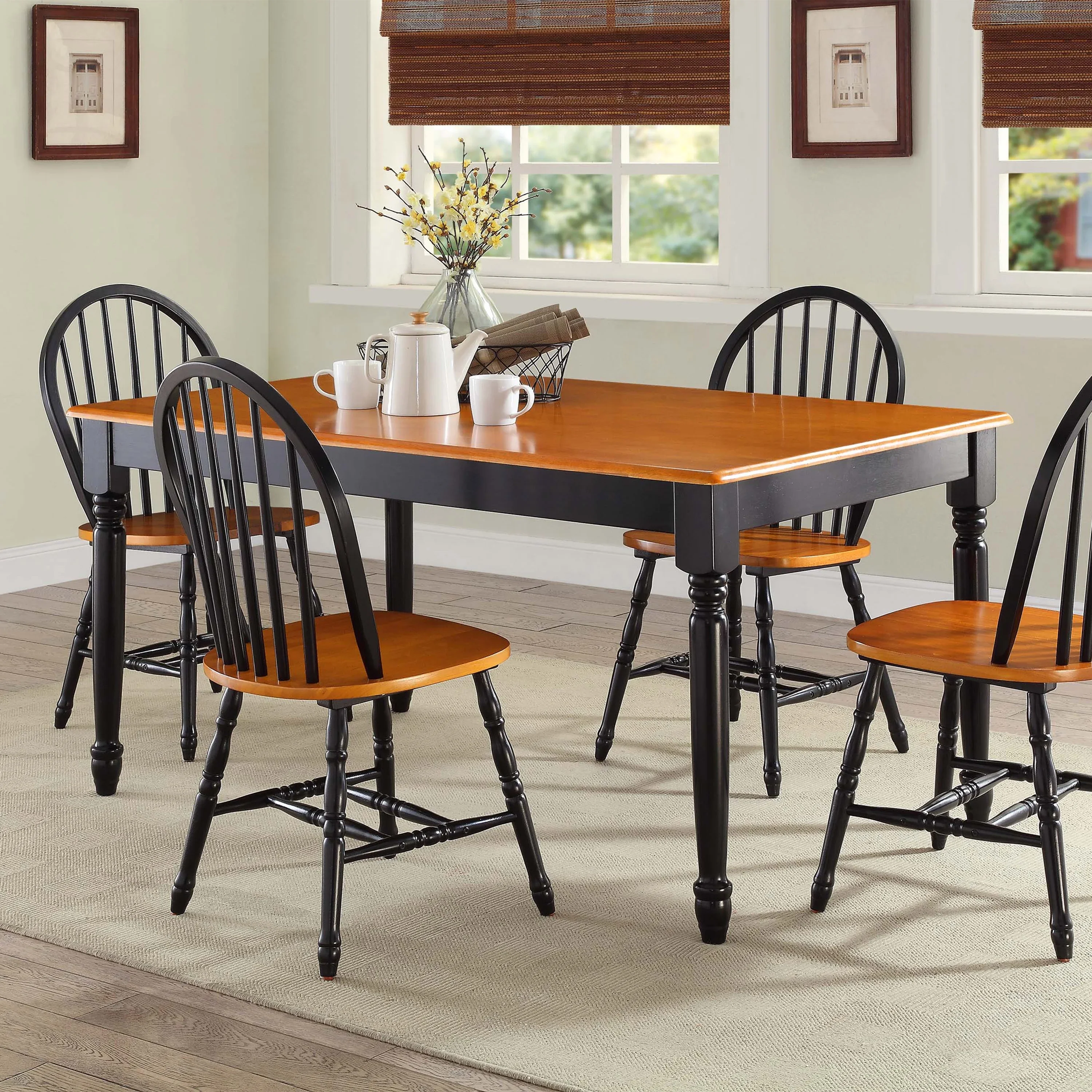 Better Homes and Gardens Autumn Lane Farmhouse Dining Table, Multiple Finishes