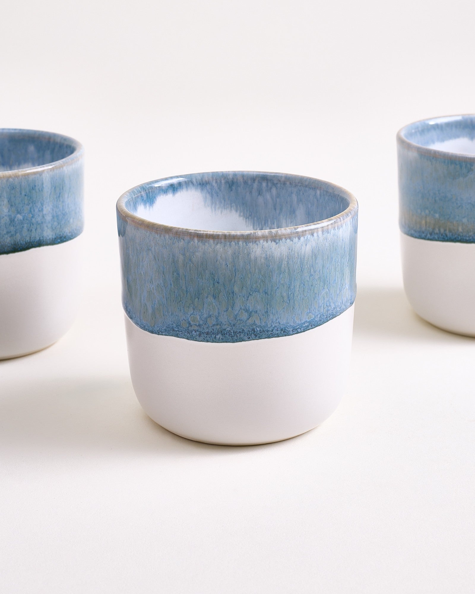 COIMBRA - LARGE CUP GRAY-BLUE SET OF 6