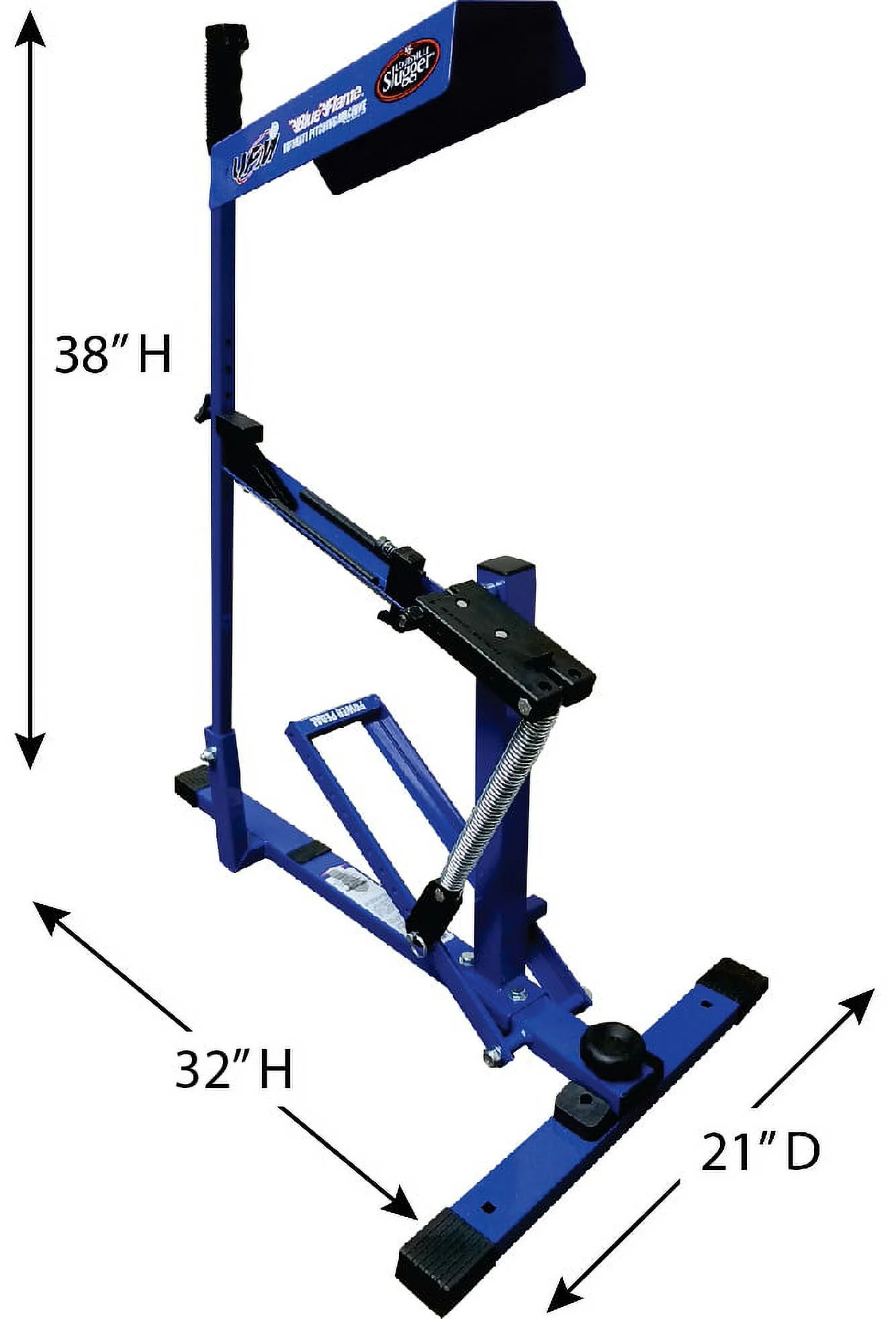 Blue Flame Pitching Machine �C Manual Baseball Softball Trainer, Throws Up to 60 MPH, Youth Adult Practice Tool - Image 6