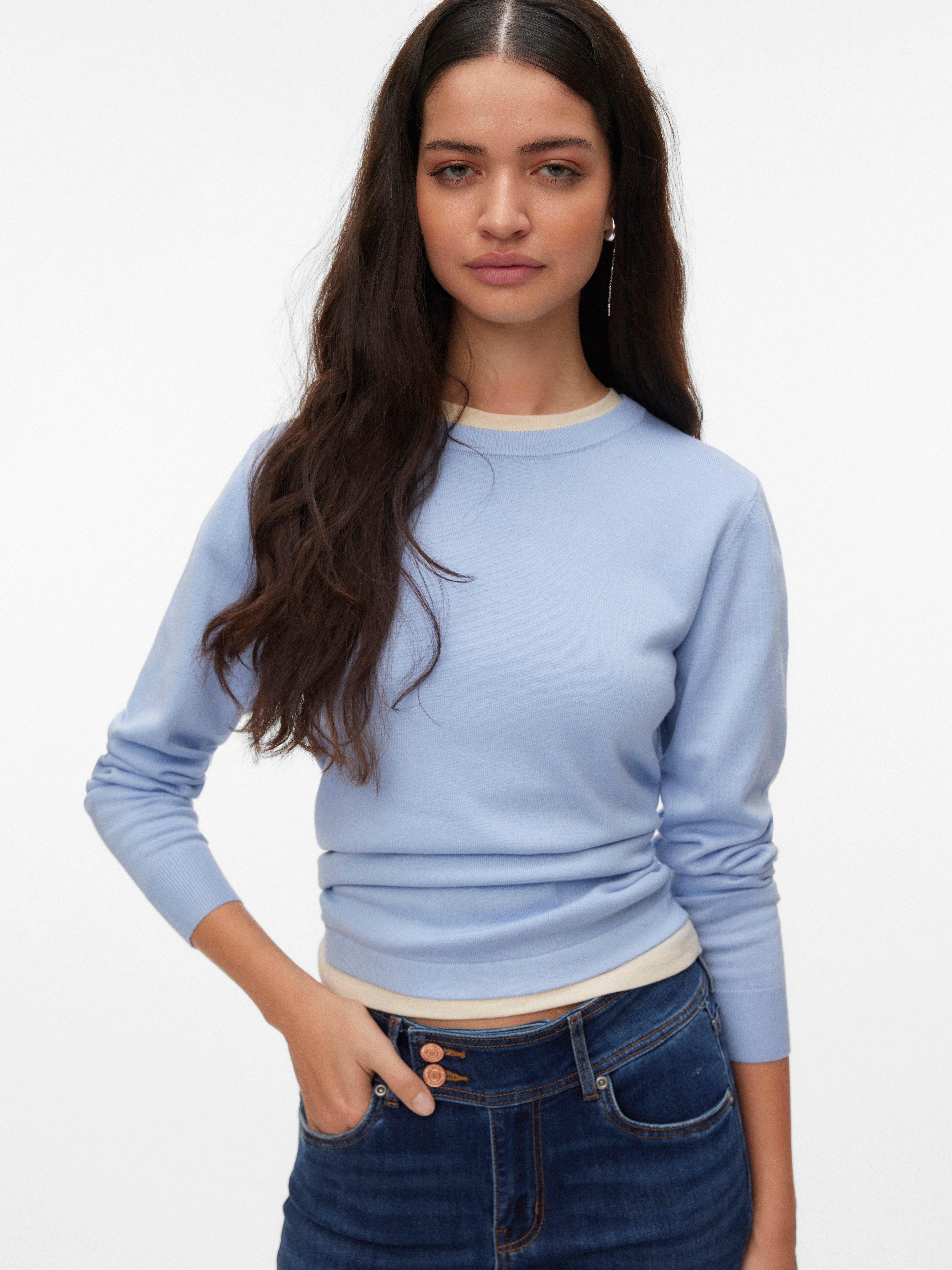 VERO MODA® VMSILJE Knitted pullover