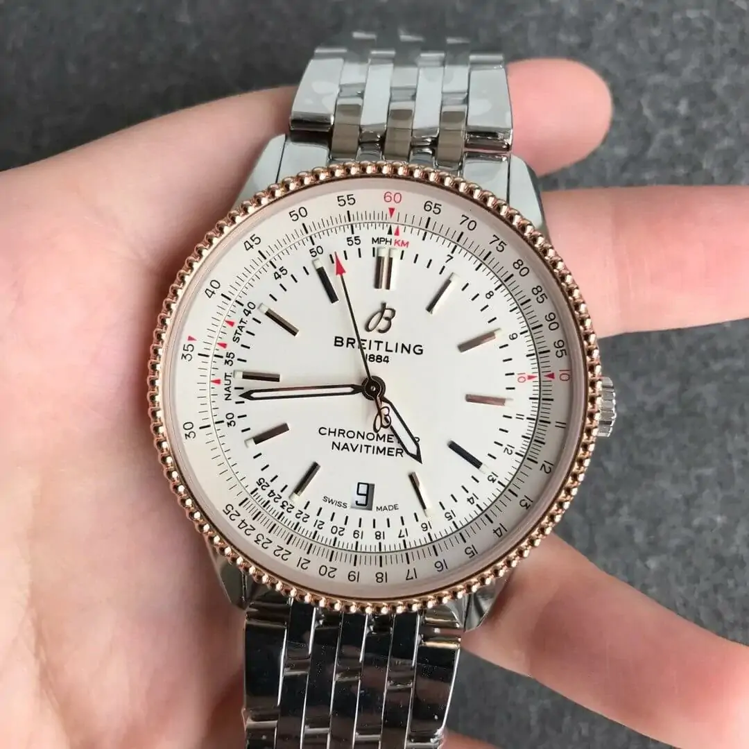 Breitling Navitimer 1 U17326211G1A1 V7 Factory Stainless Steel Strap