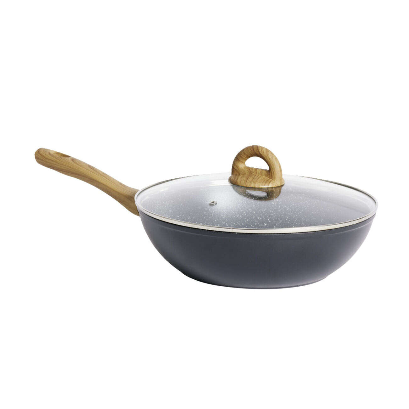 Sauteuse tous feux dont induction avec couvercle Ø28cm