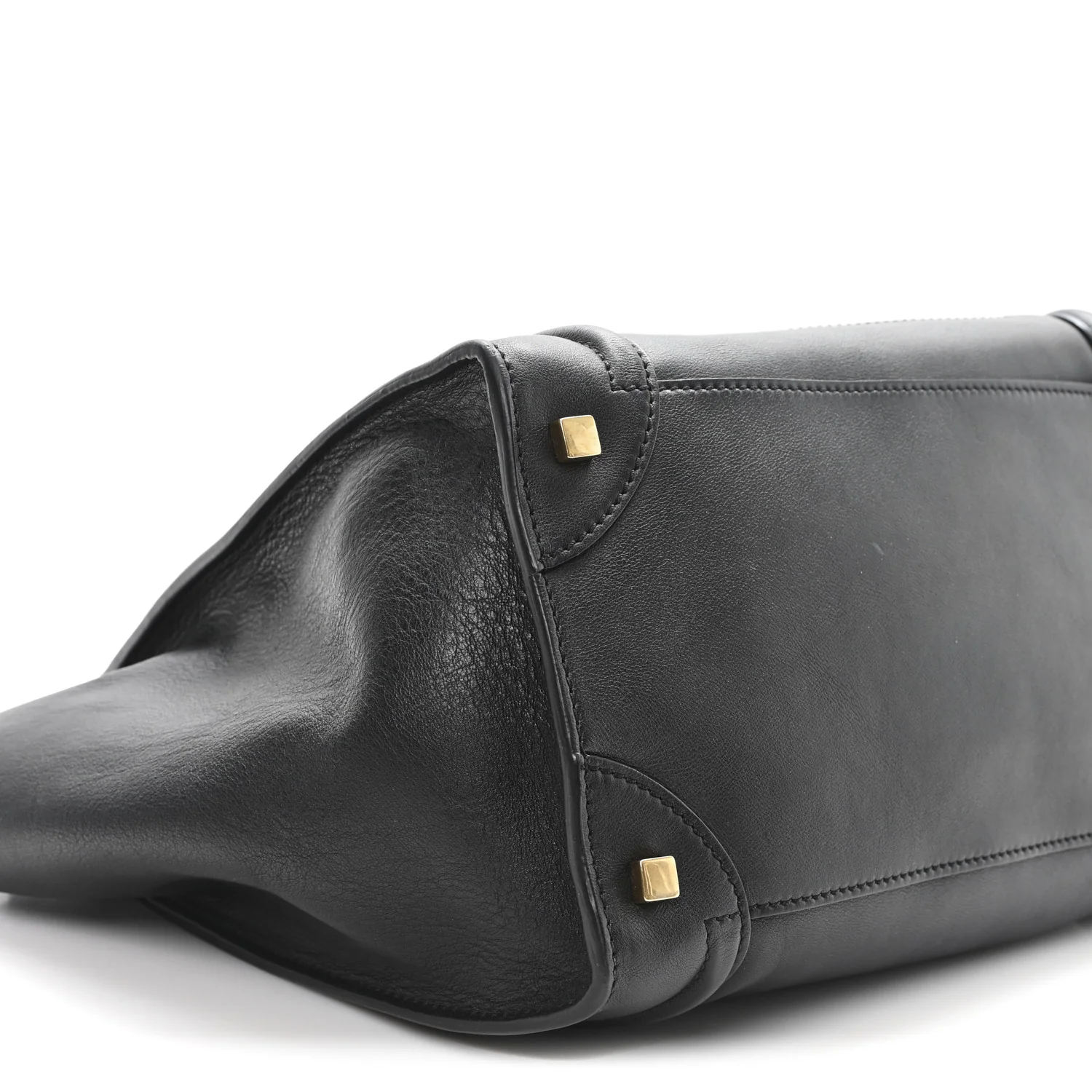 Smooth Calfskin Mini Luggage Black