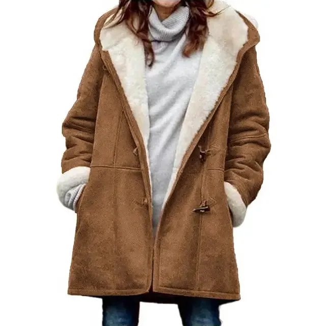 Sophie Paris | Veste à capuche doublée polaire Cozy