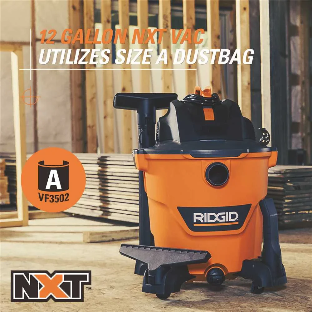 RIDGID Canister Vacuum Cleaner - Long-lasting Motor