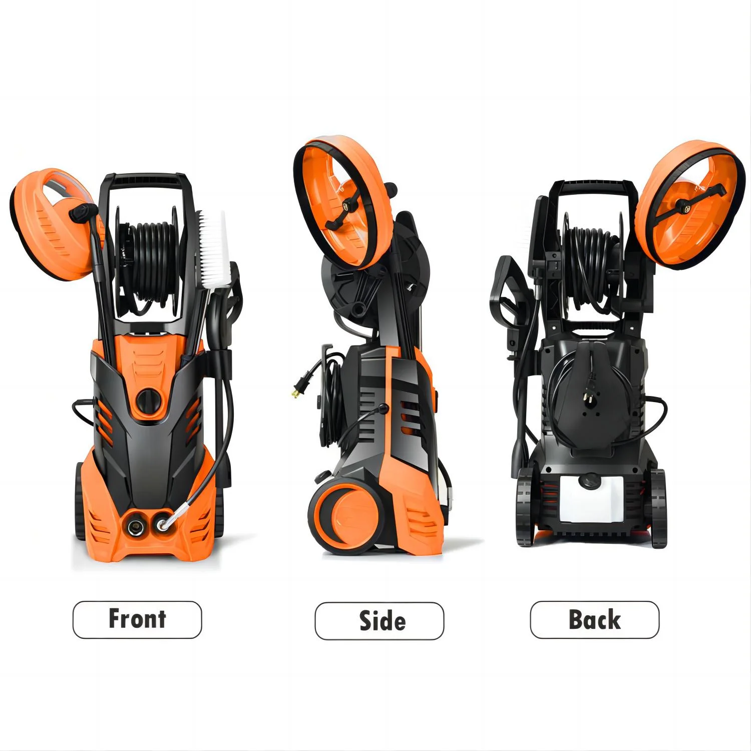 3000 PSI Electric Pressure Washer for Household, Great for Cars, Patios, Siding, Driveways - Image 6