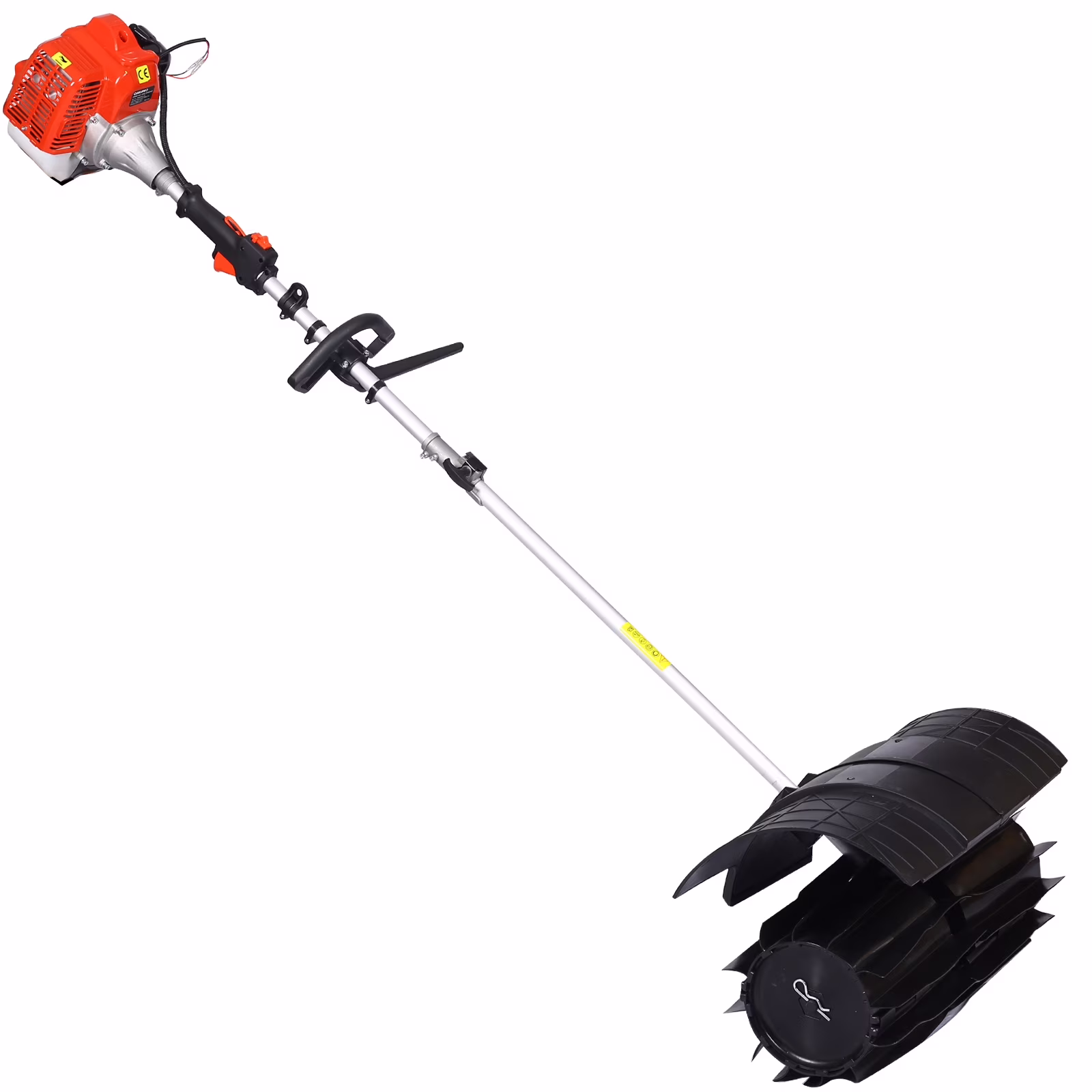 Hand Held Power Broom Sweeper Snow Sweeper GASOLINE Walk Behind Power Shovel Snow Cleaner Outdoor Walk Behind Sweeper, for Dirt Grass Leaves Lawn Debris Artificial Turf Light Snow Cleaning