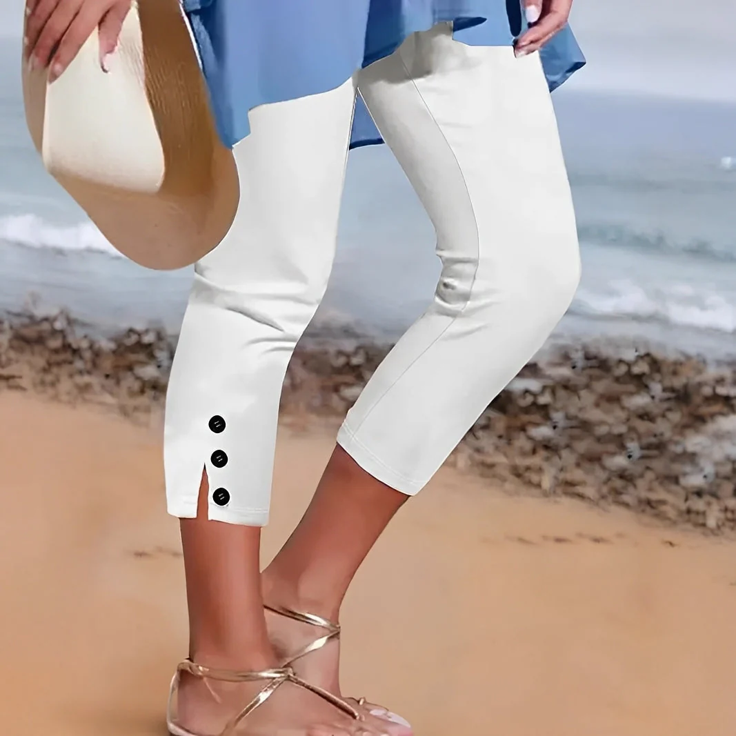 Catrin - Pantalon Court Élégant