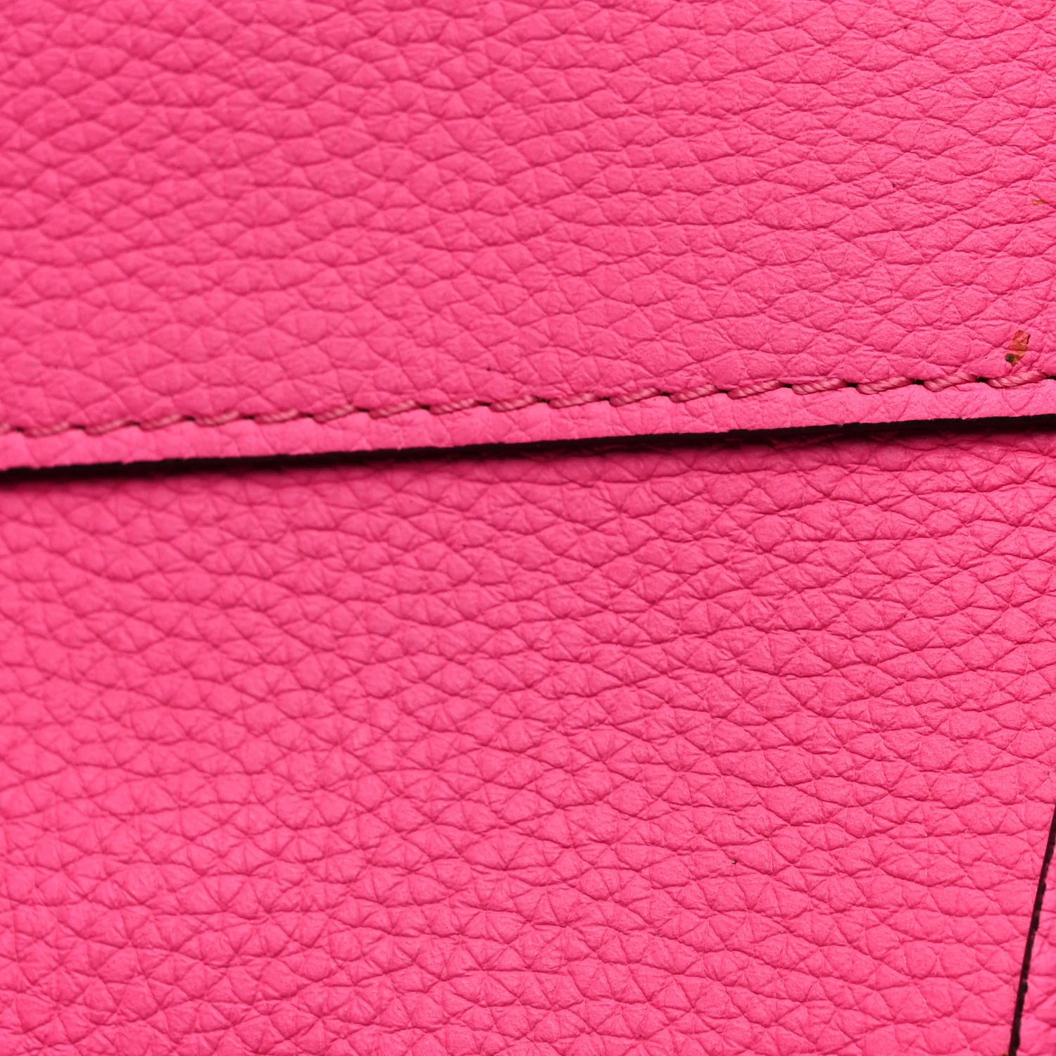 Drummed Calfskin Mini Luggage Fluo Pink