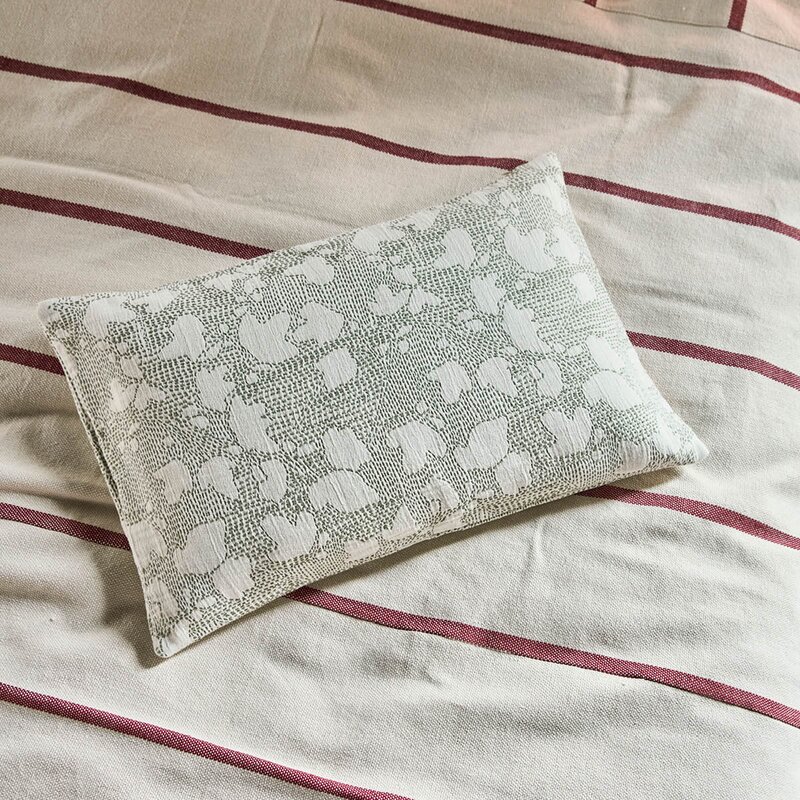 Mori putetrekk 60x40 cm off-white/khaki
