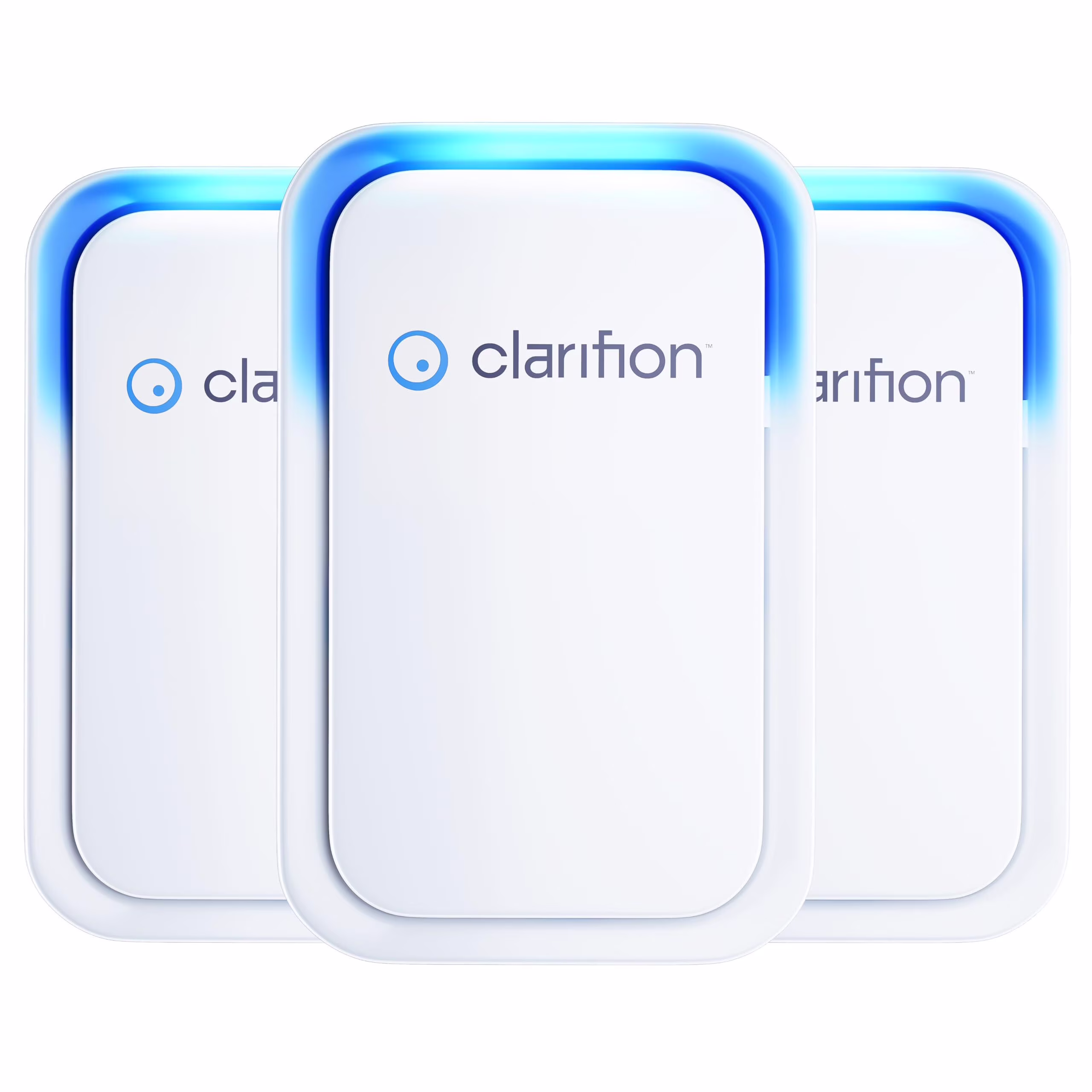 Clarifion (3 Pack) Air Ionizers for Home - Negative Ion Filtration System - New
