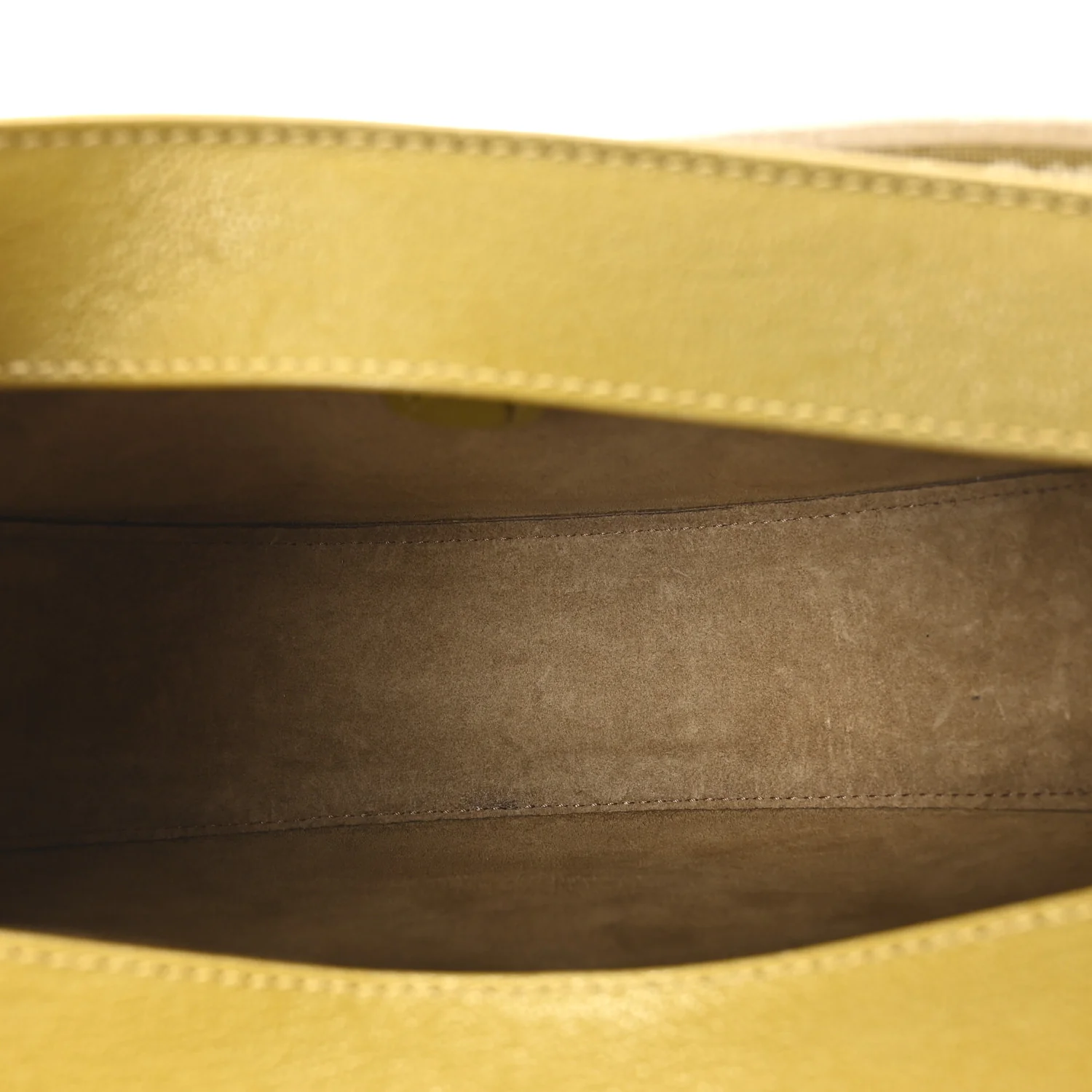 Satin Calfskin Jacquard Small Luna Bag Ochre