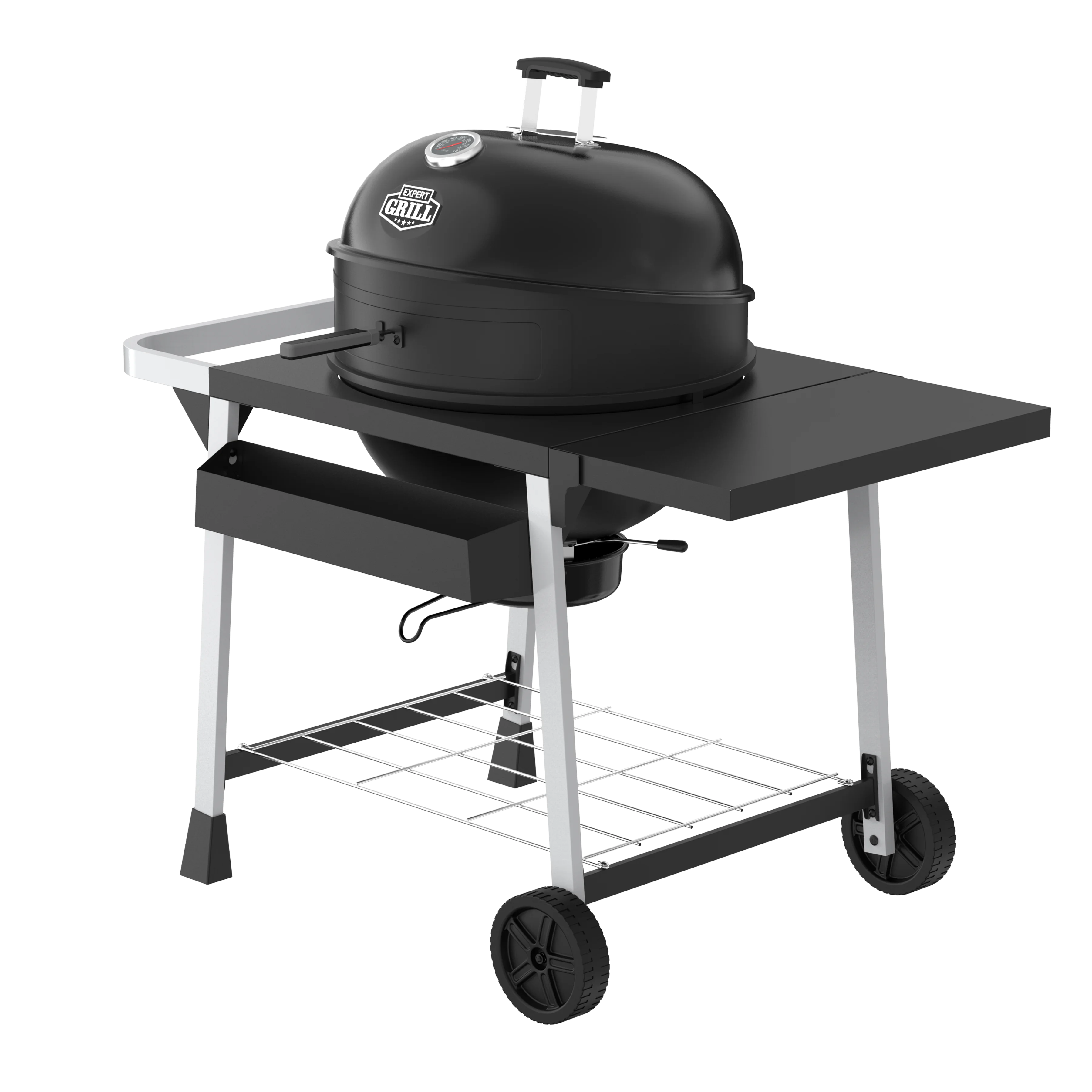 Kettle Cart with Pizza Accessories and Warming Rack - Image 2