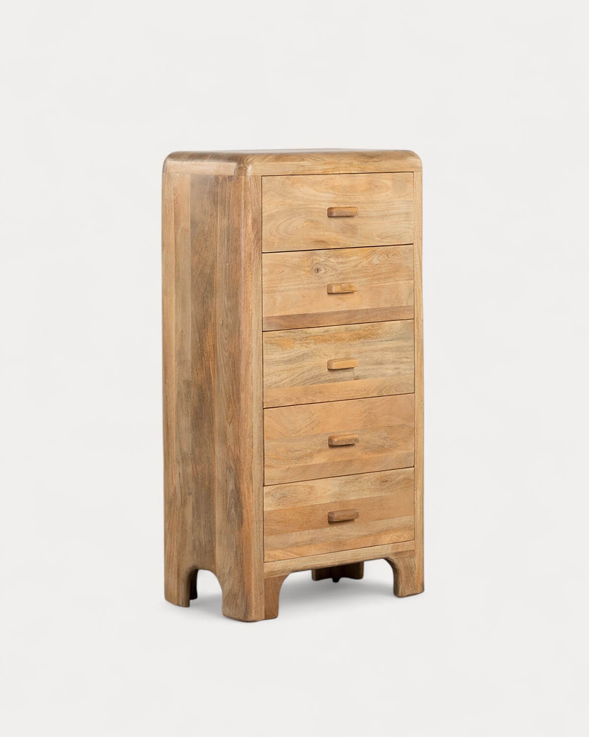 Reichel - Cómoda Cajonera con 5 Cajones de Madera de Mango Reichel
