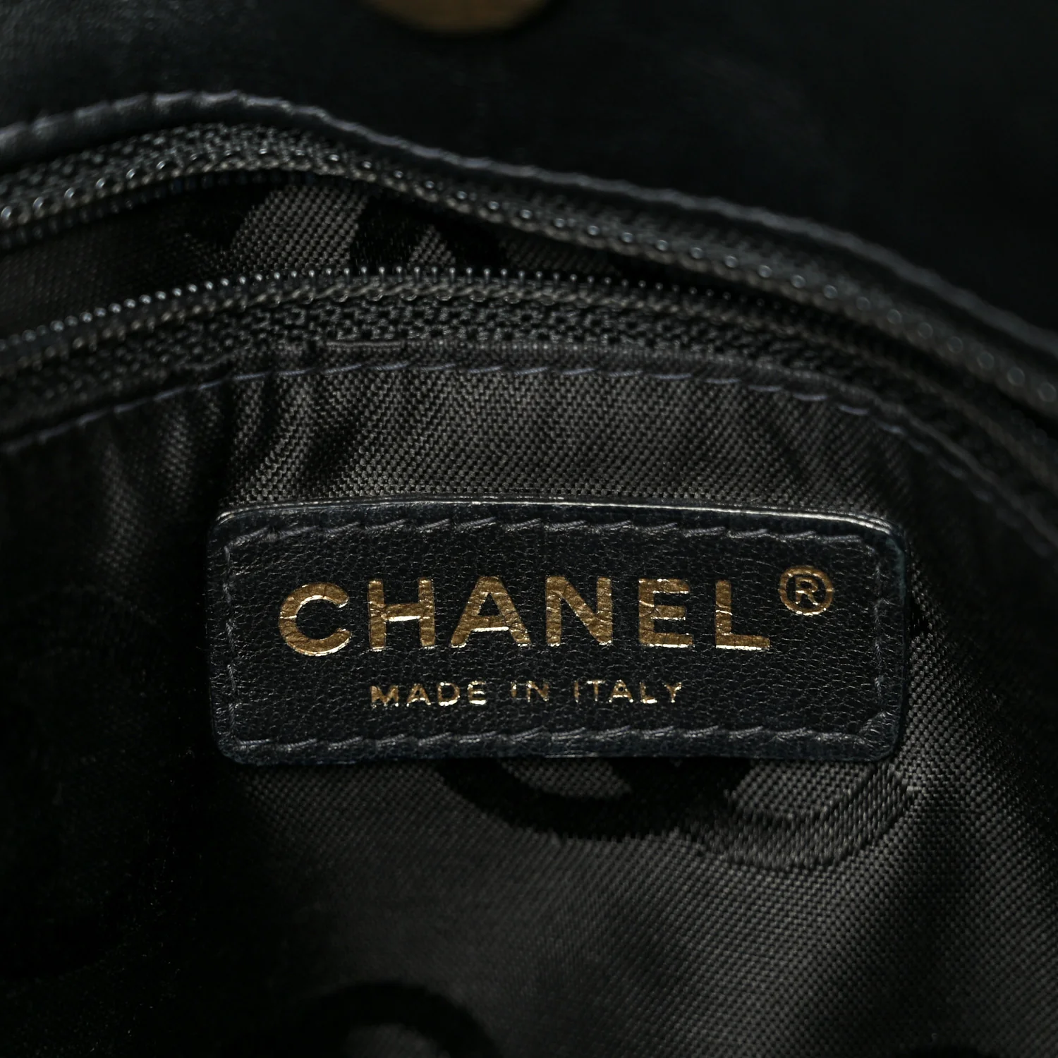 Calfskin Wild Stitch Tote Black