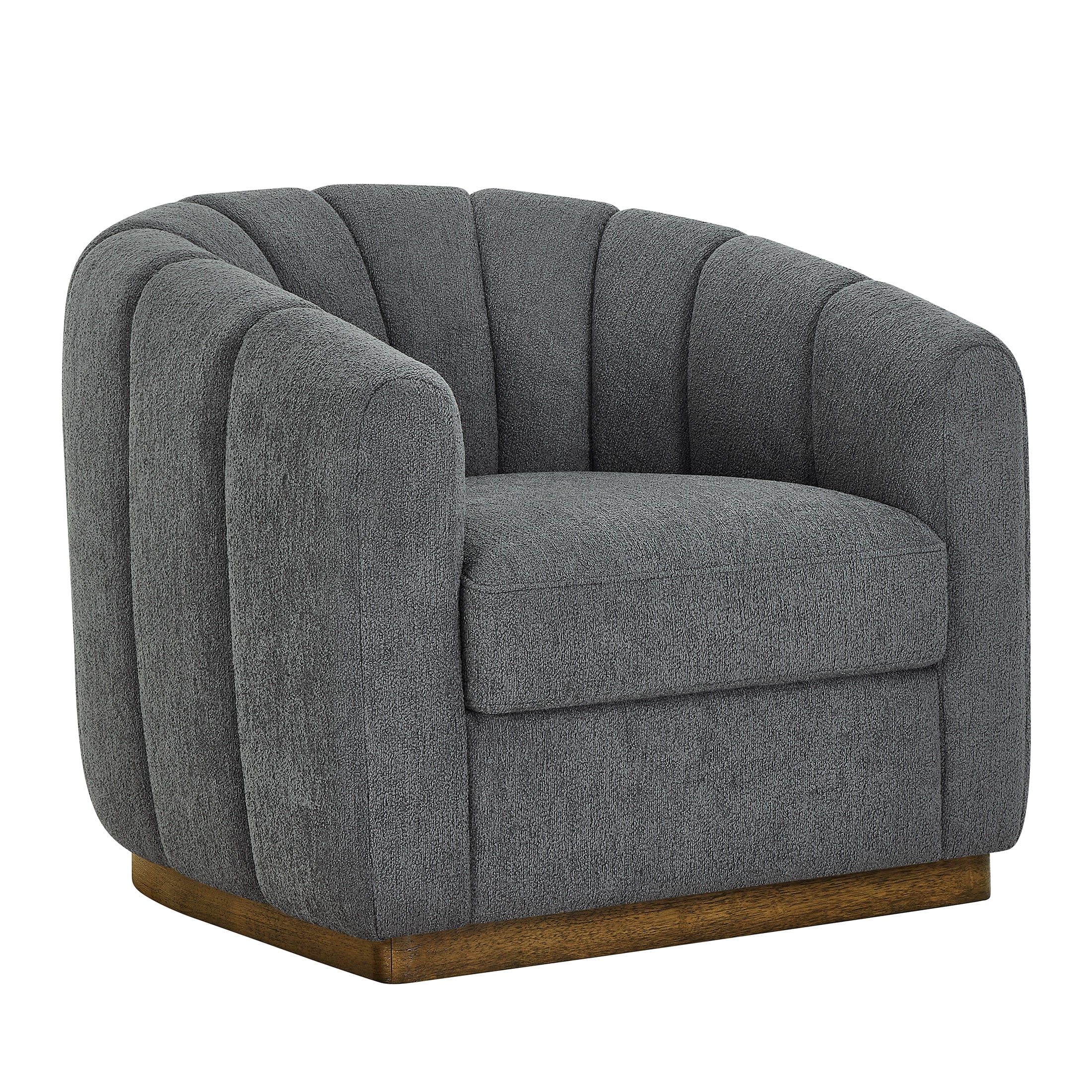 Better Homes & Gardens Lillian Accent Swivel Chair, Cream Linen