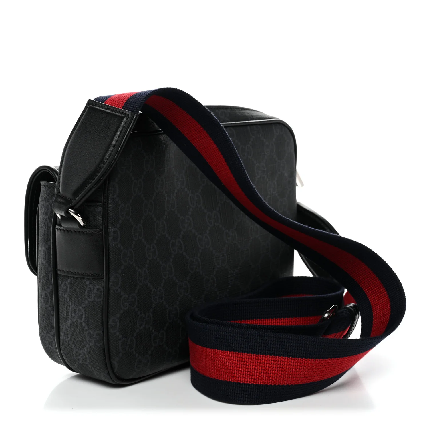 GG Supreme Monogram Small Crossbody Bag Black
