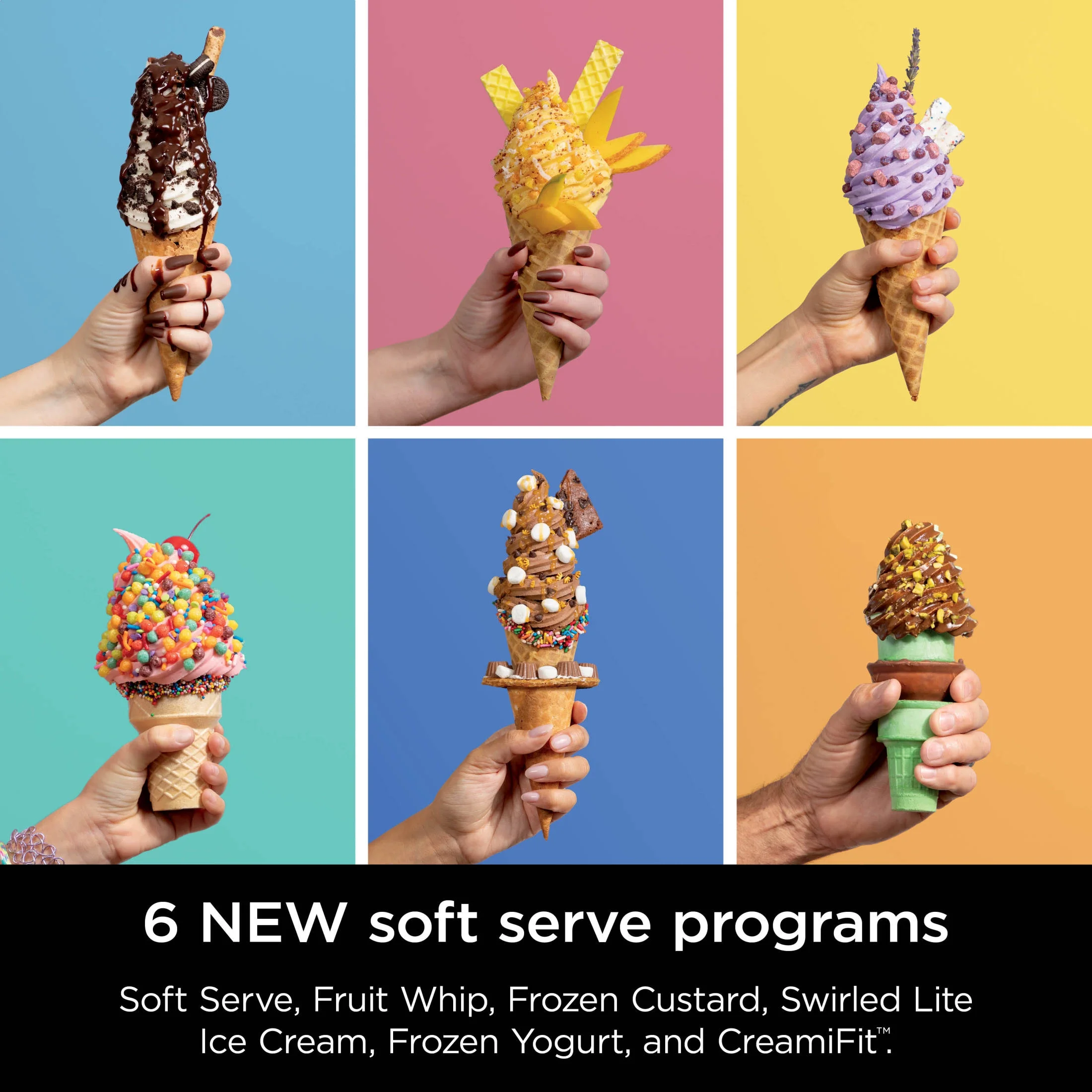 Ninja Swirl? by Creami? Soft Serve and Ice Cream Maker, 13 One - Touch Programs, NC701