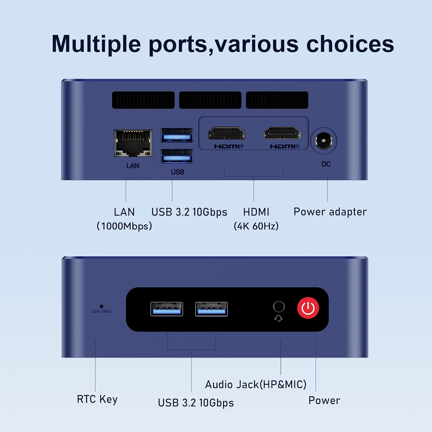Beelink SER3 Mini PC AMD Ryzen 3 3200U (up to 3.5GHz)  16GB DDR4 2400MT/s 500GB PCIE3.0 SSD Mini Computer  Radeon Vega 3 Graphics 1000Mbps LAN  Dual HDMI 4K Display Home-Office PC