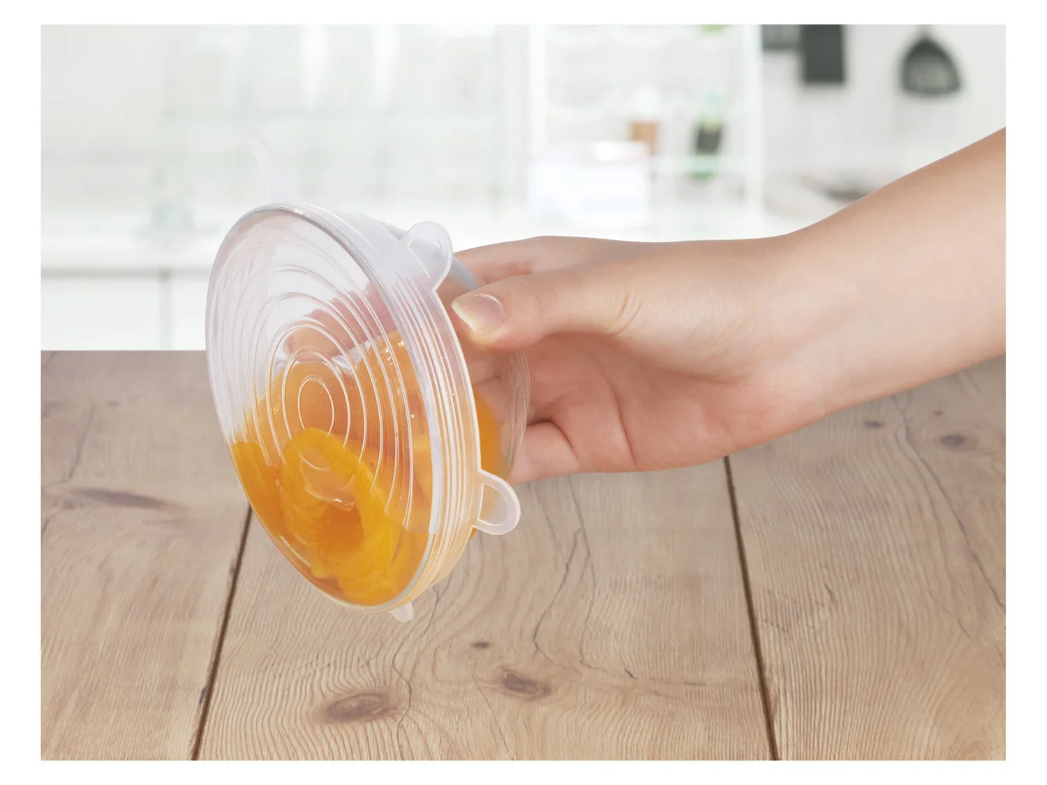 GOURMETmaxx Set de couvercles souples en silicone, 12 pices