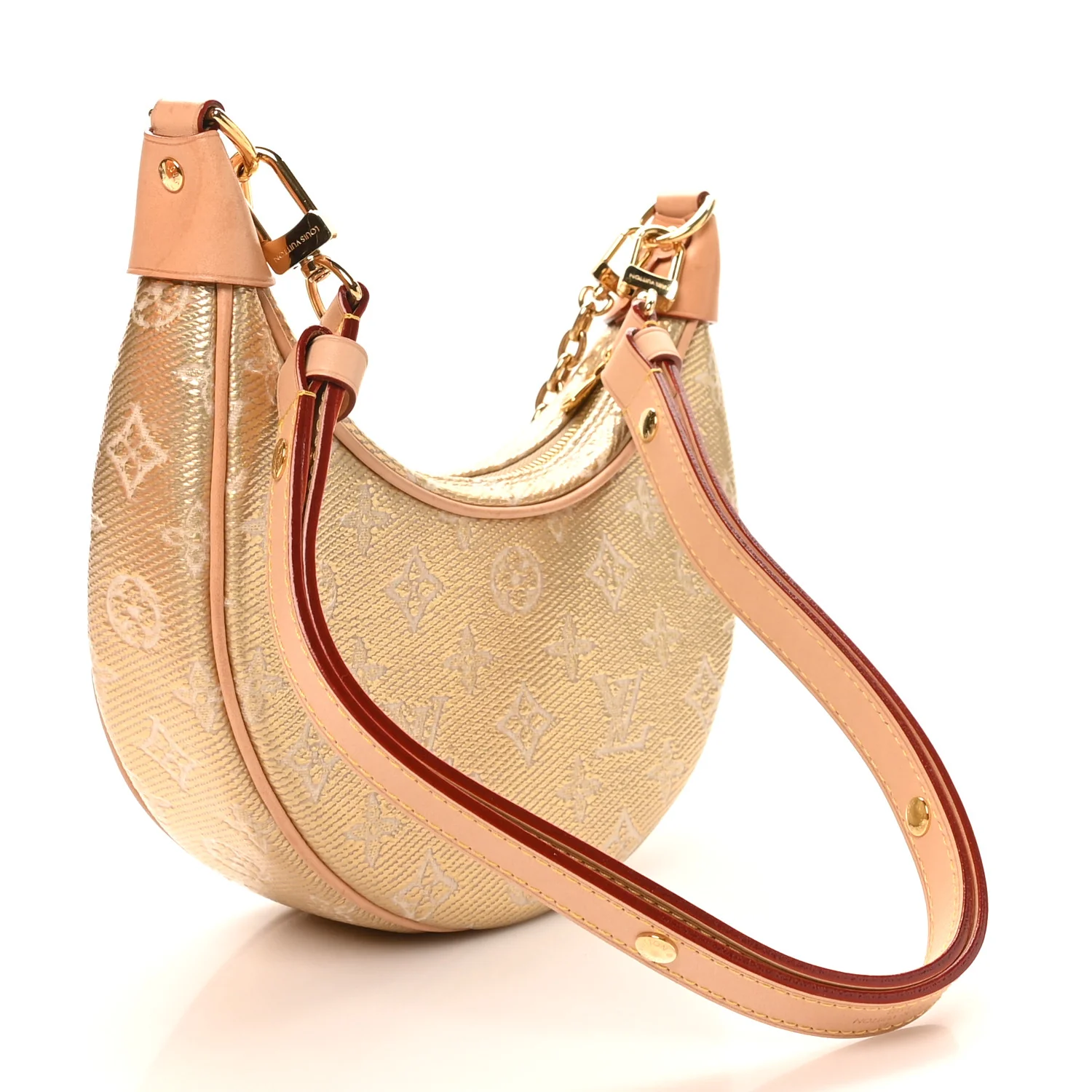 Monogram Jacquard Loop Gold