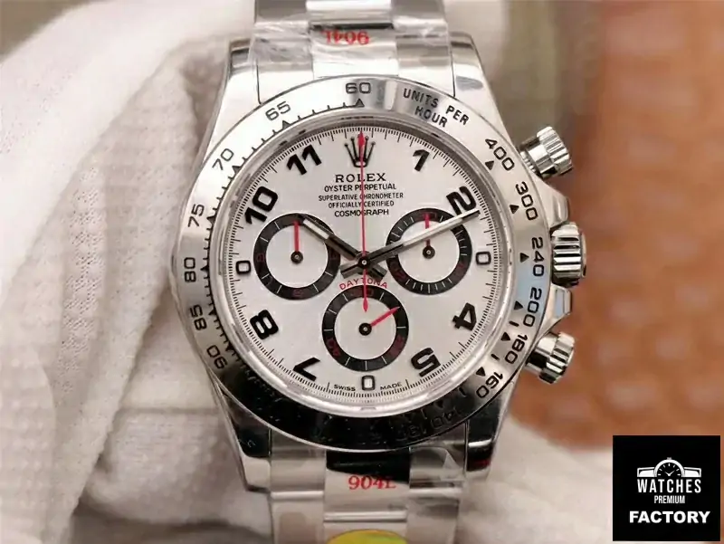 Rolex Daytona Cosmograph 116509-78599 Noob Factory White Dial