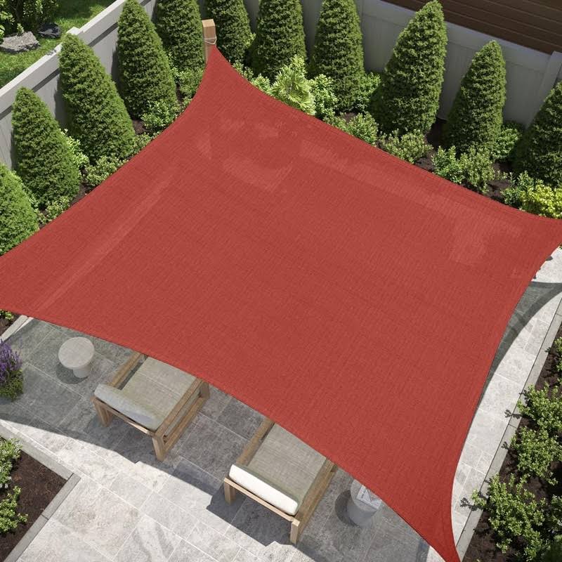 Gorilla Grip Heavy Duty Sun Shade, UV Protection Fade Tear and Rust Resistant Canopy Blocks Sunlight, Easy Install Breathable Sail, Shades Outdoor
