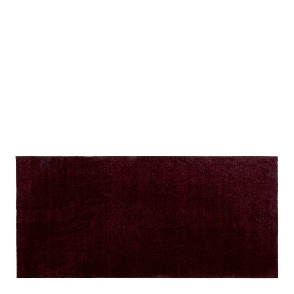 Unicolor gulvmatte 200x90 cm bordeaux