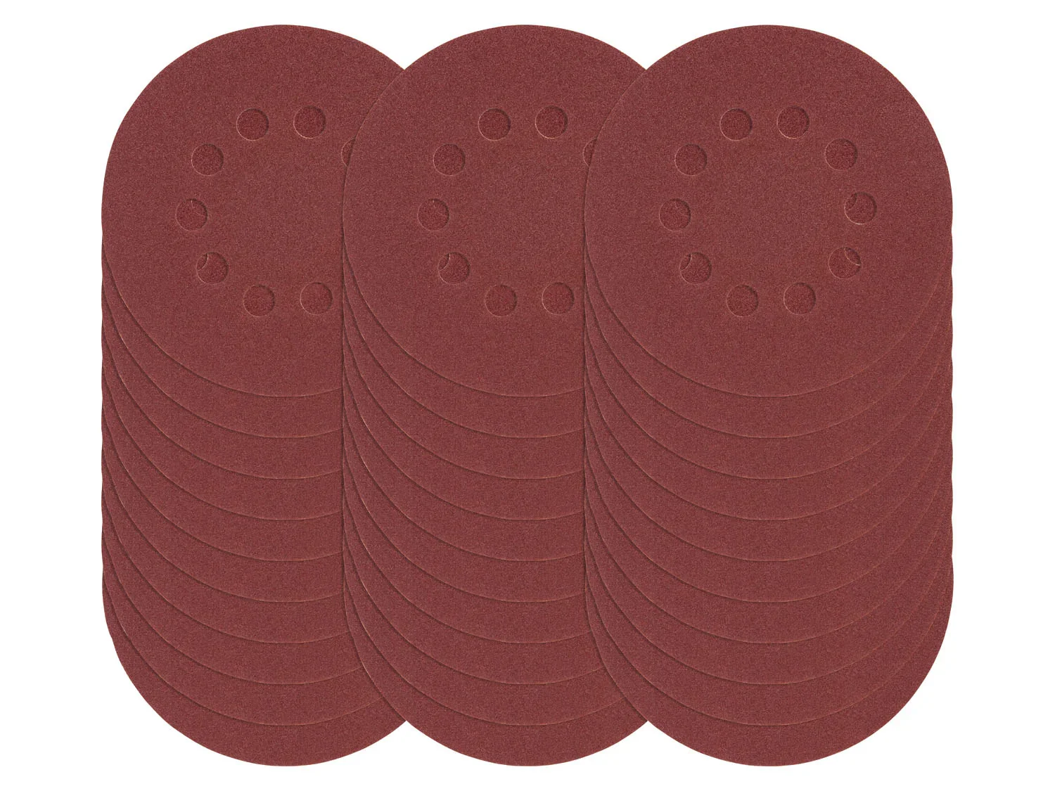 PARKSIDE Set de feuilles abrasives, pour meuleuses excentriques