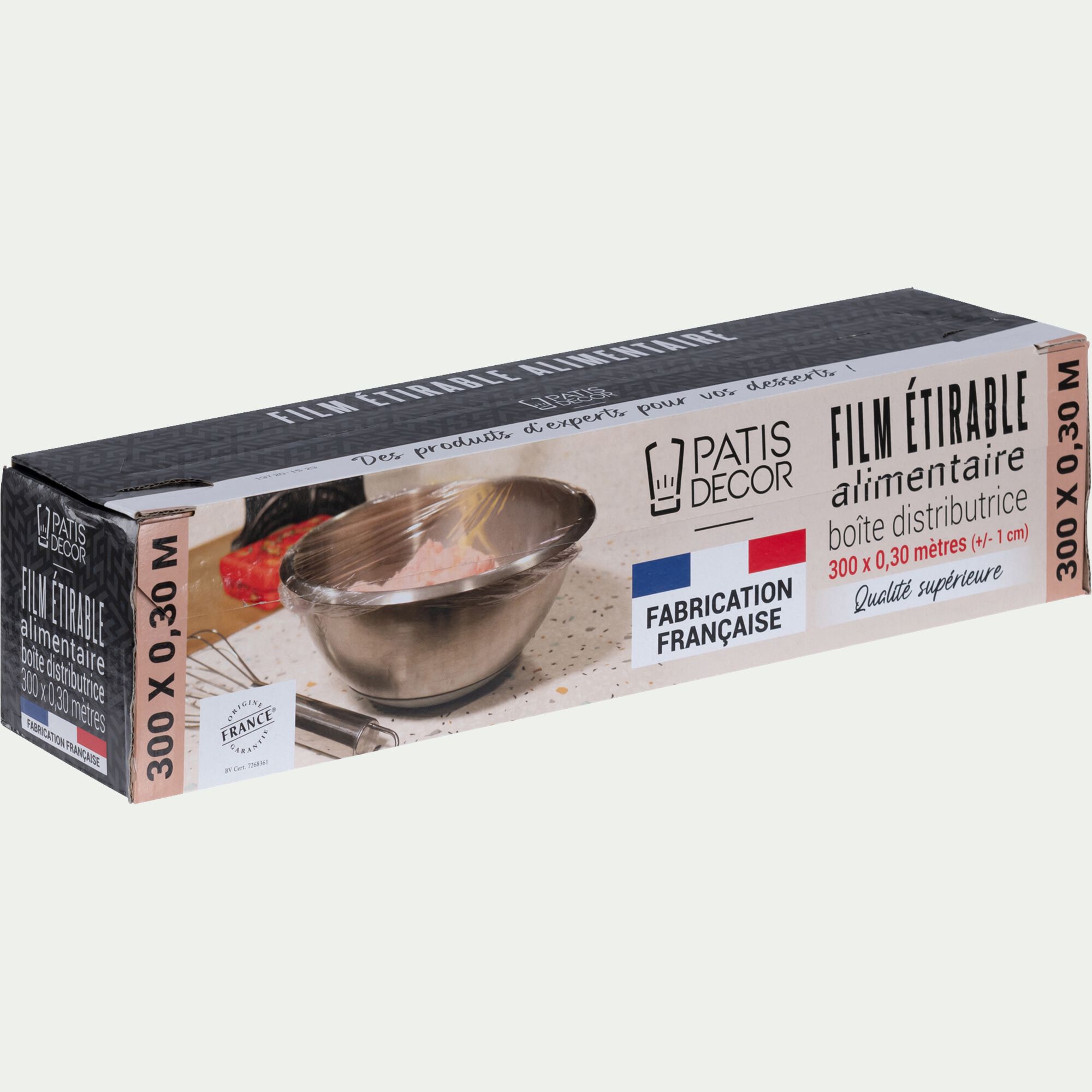 PATISDECOR - Rouleau de film étirable 30x300cm