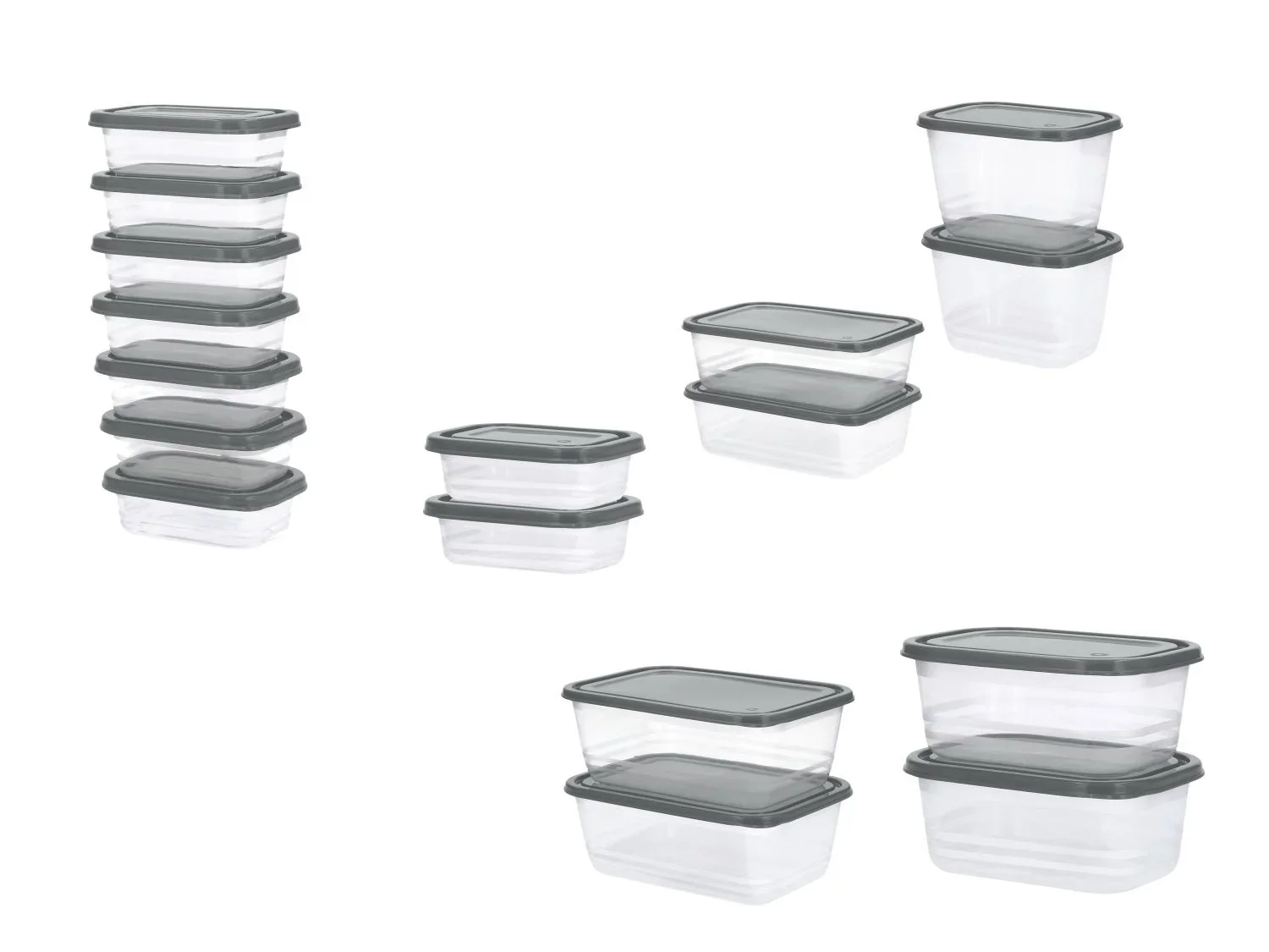 SILVERCREST Set de 17 botes de conservation